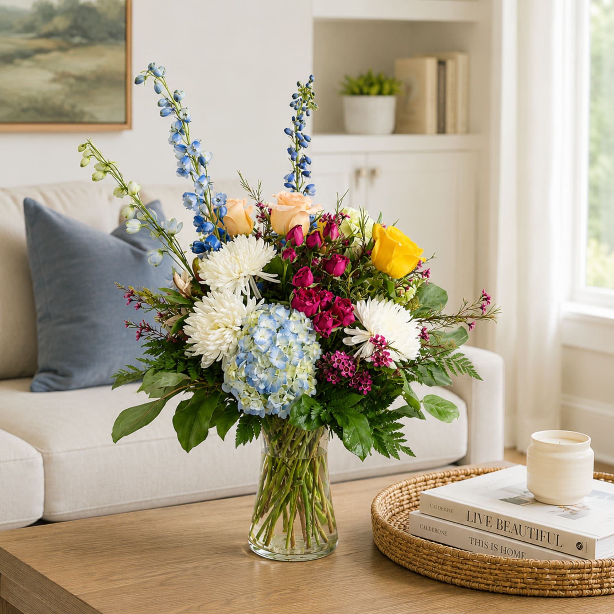 Sunshine &amp; Sky Bouquet

Bright, cheerful, and full of charm, the Sunshine &amp;, photo 2 of 2