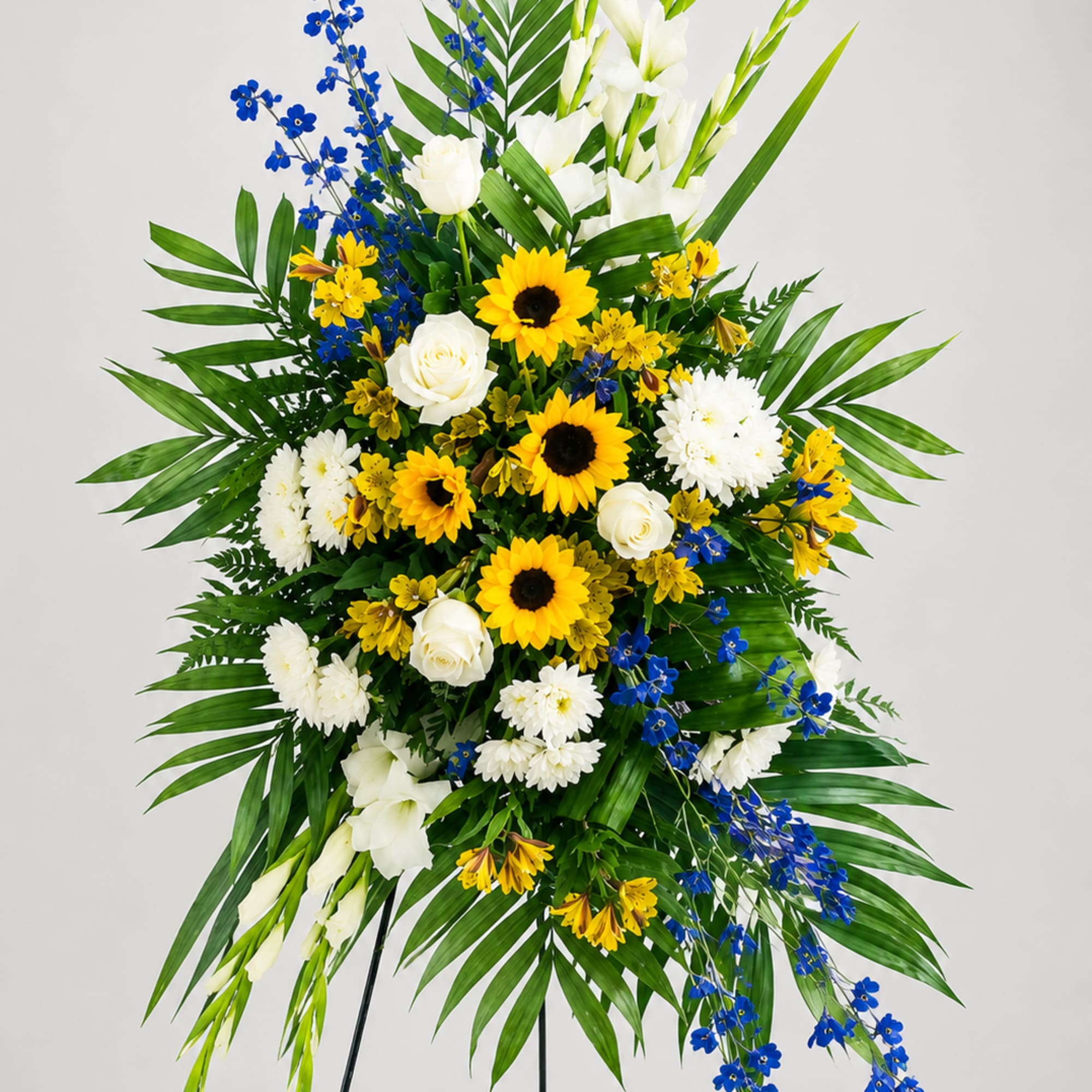Sunlit Memories Standing Spray

Celebrate a life filled with warmth, kindness, and cherished