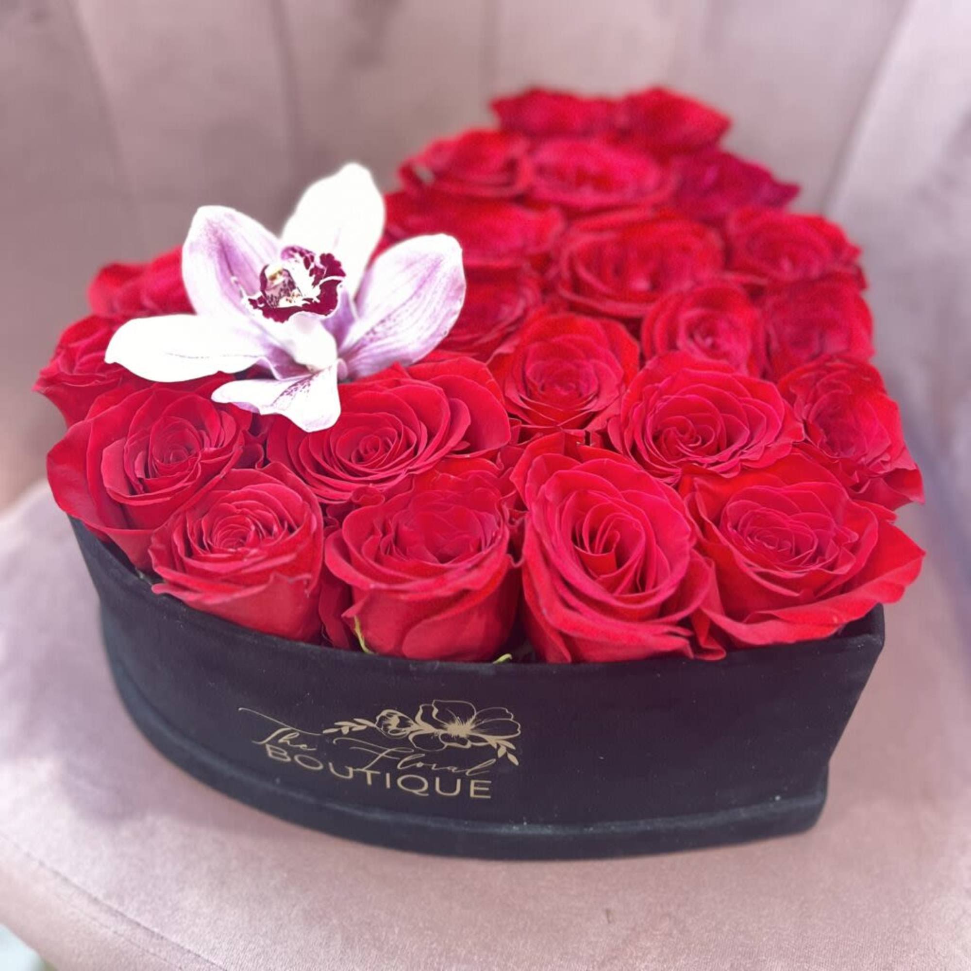 Make a statement of love with our Heart Rose Box, a luxurious, photo 2 of 5