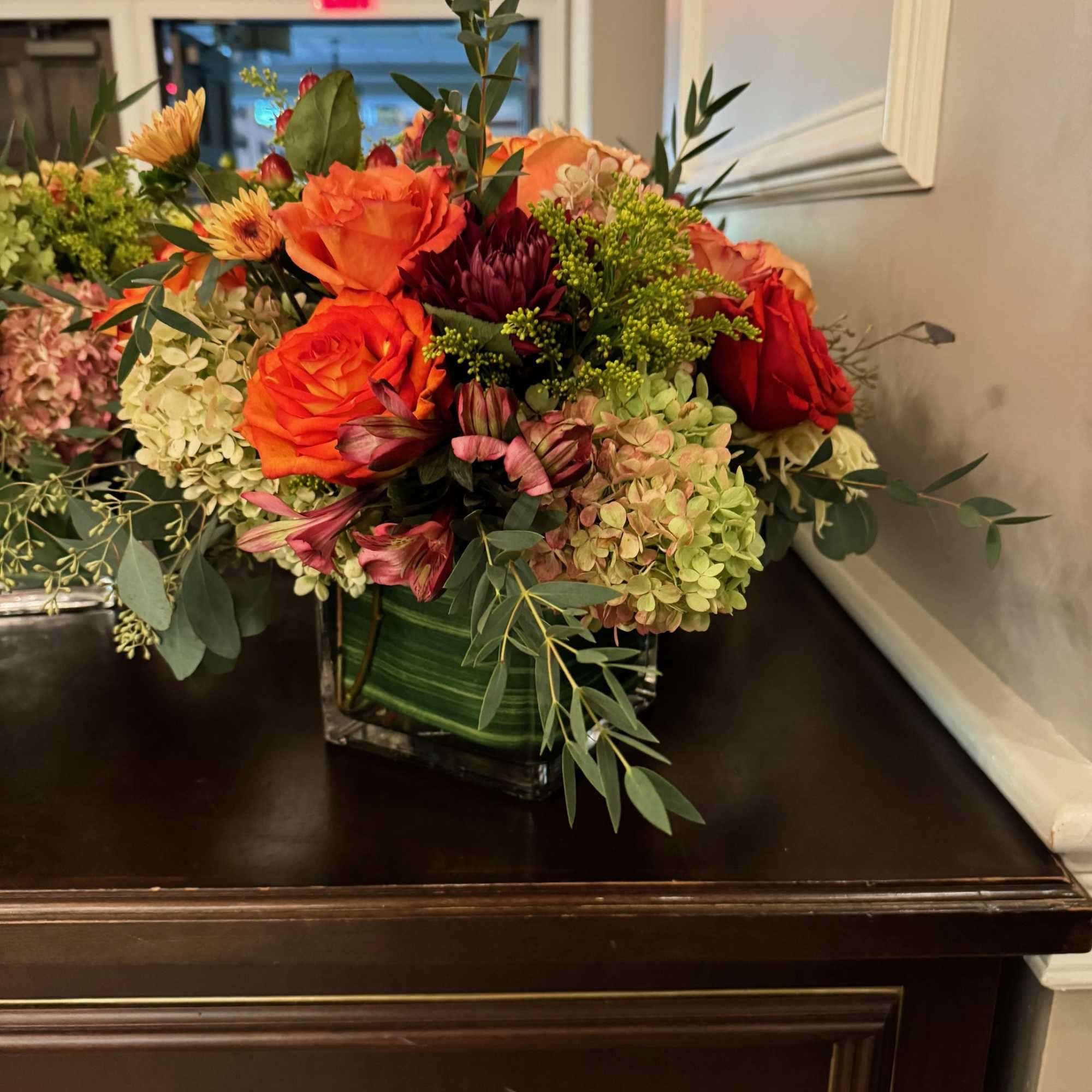 Beautiful fall color arrangement