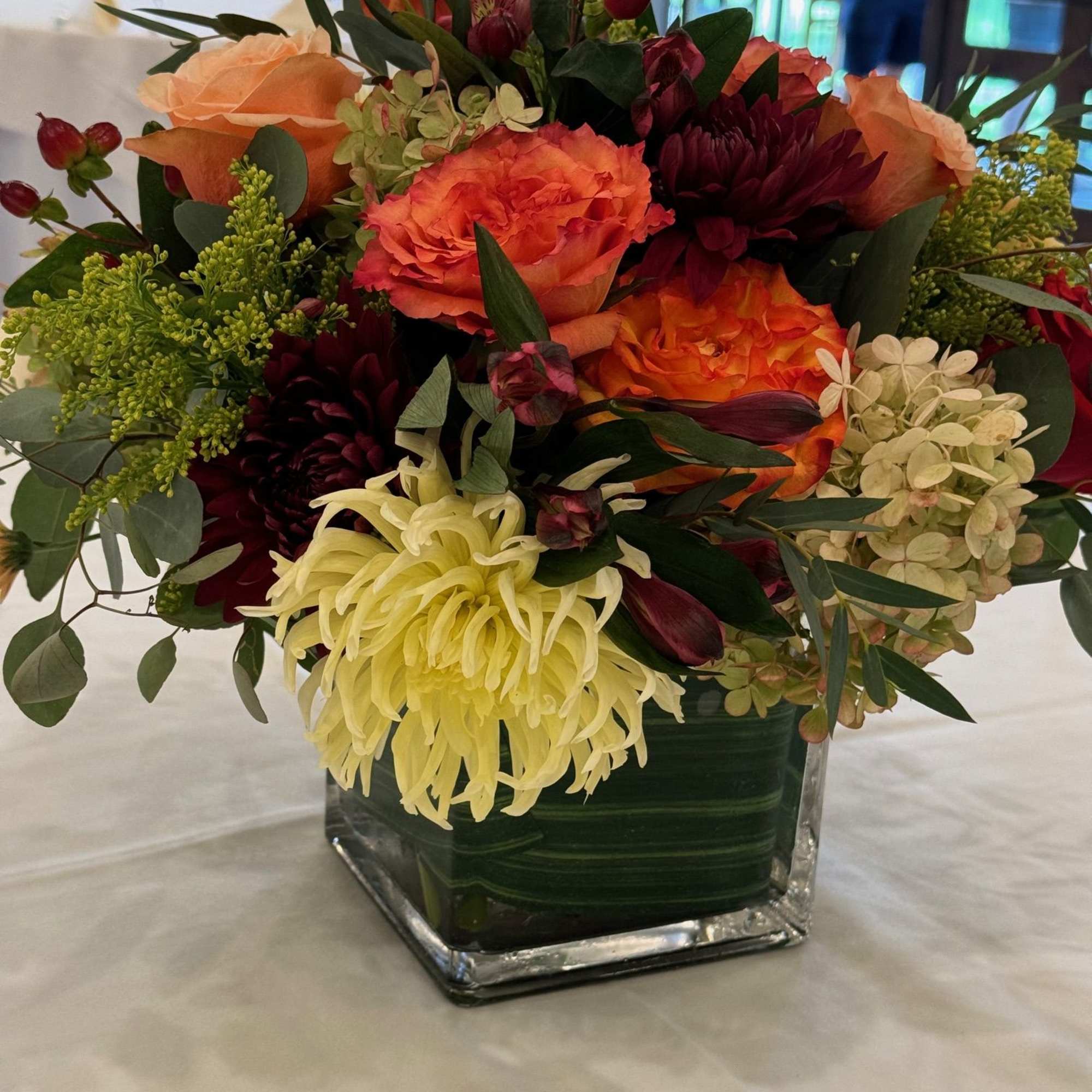 Beautiful fall color arrangement, photo 2 of 2