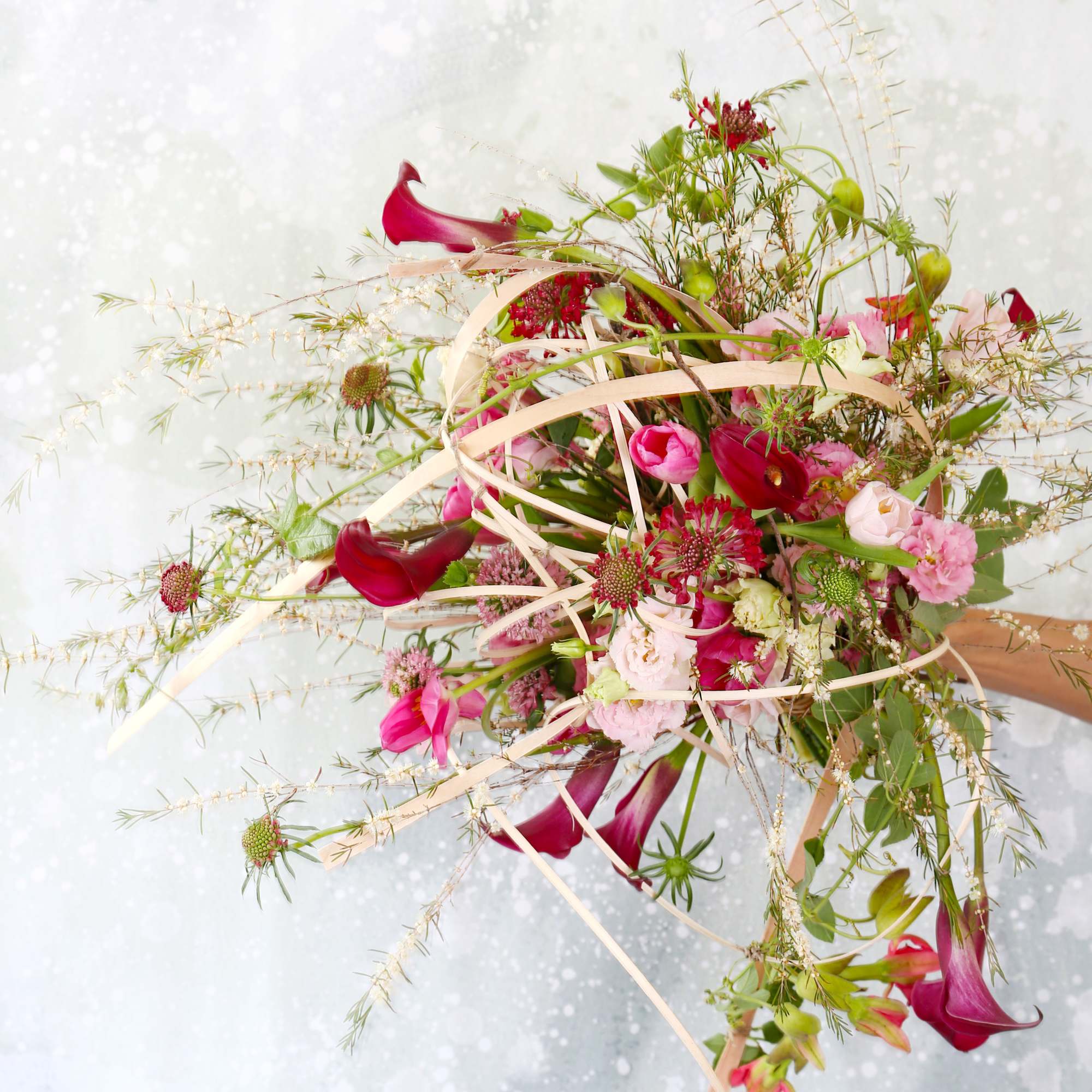 This bouquet focus on 100% organic and sustainable material.  The bouquet