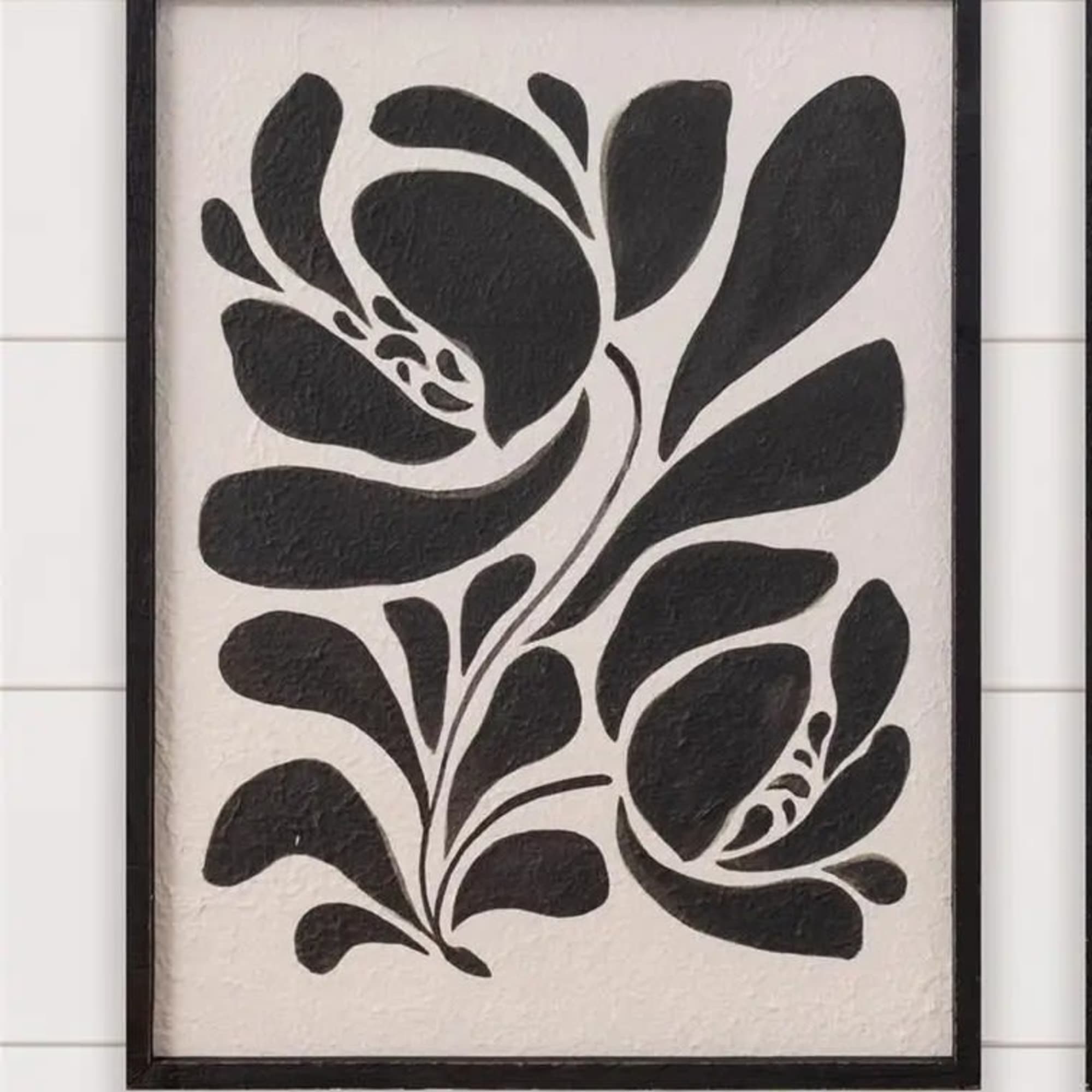 18" x 24" Black and White Botanical Picture - 1 of 2