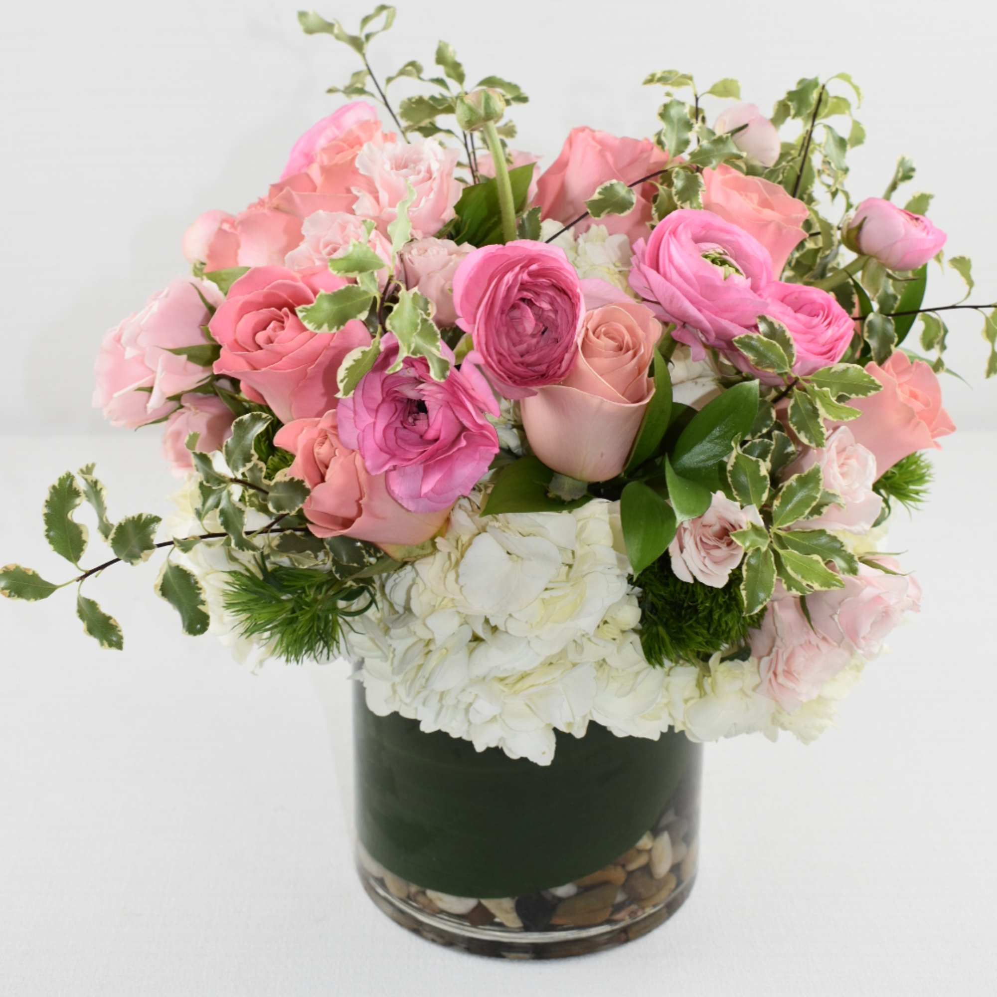 This lovely arrangements is perfect for any occasion 
Lovely pink arrangement in