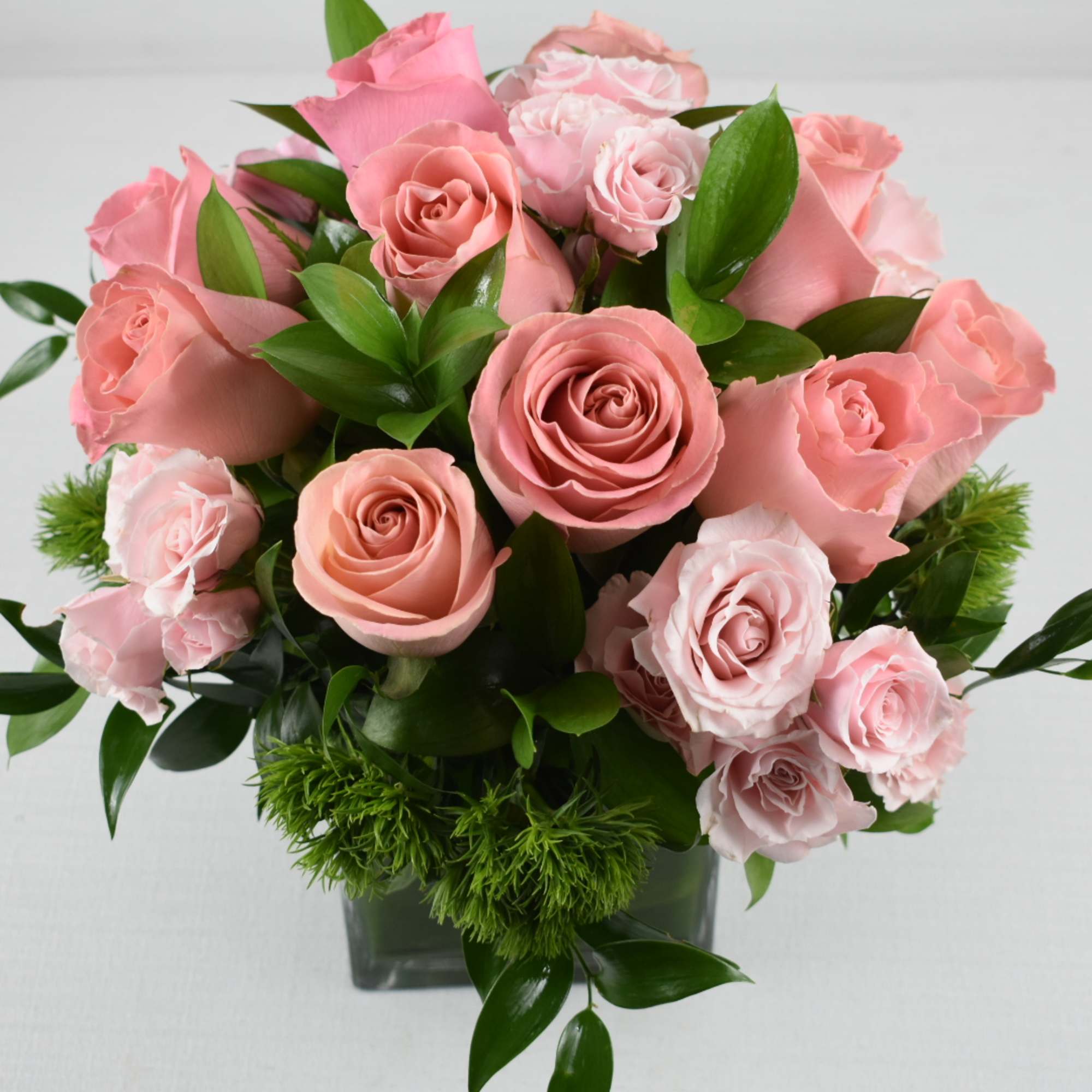 This arrangement will make them happy 
Comes in a 5X7 vase with, photo 2 of 2