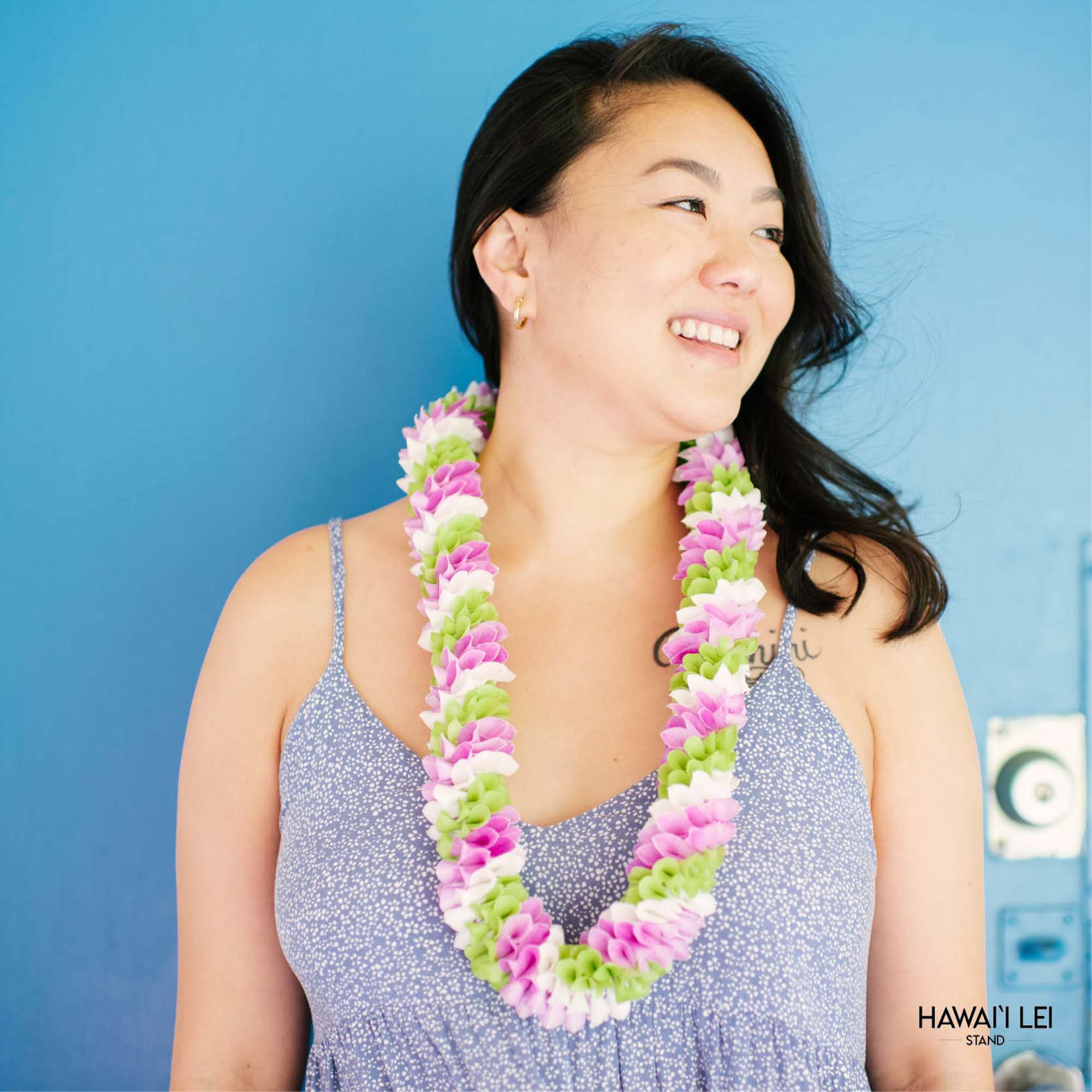 To say that our spiral lei are cheery, colorful and smashing creations, photo 3 of 4
