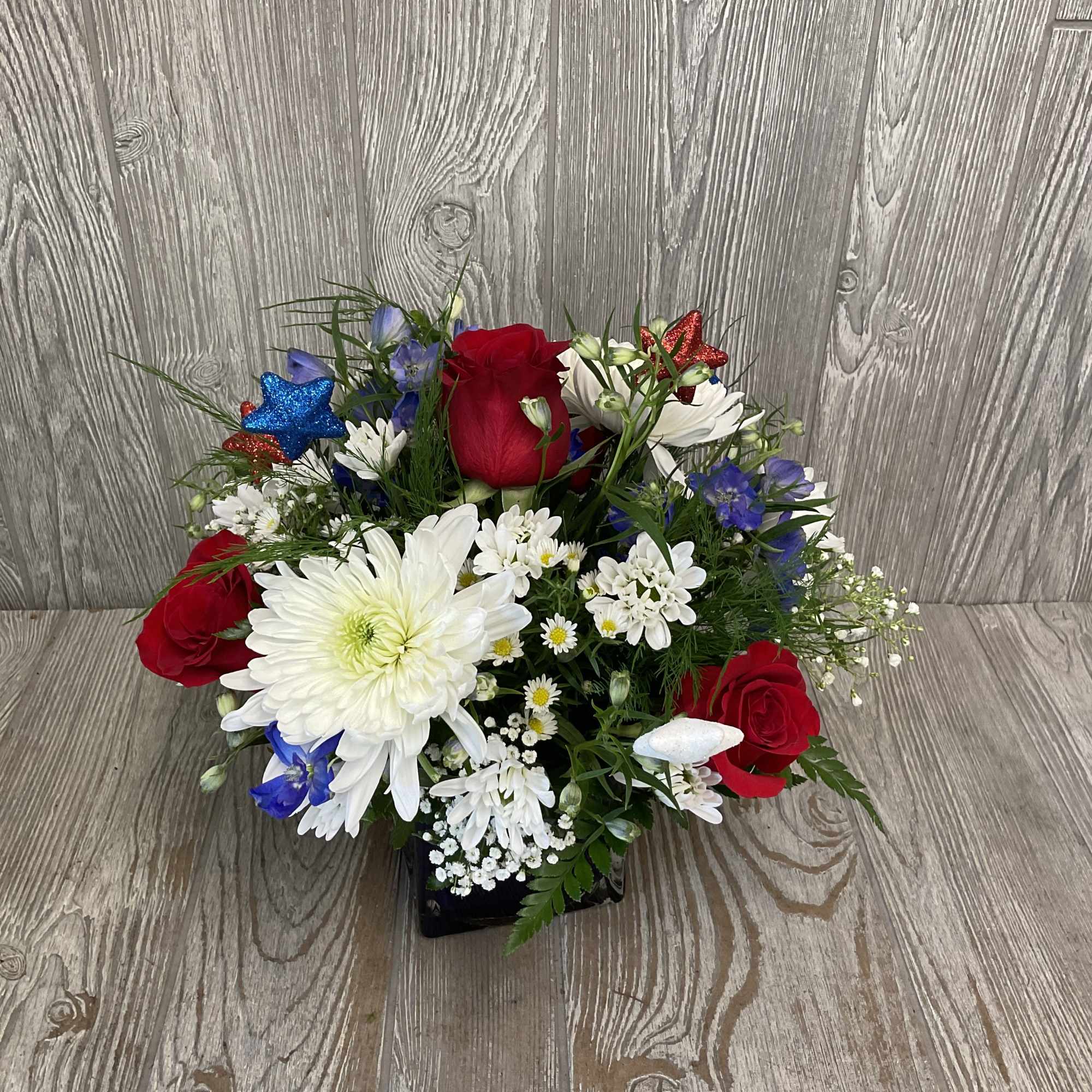 Celebrate the Fourth of July this year with a beautiful arrangement of