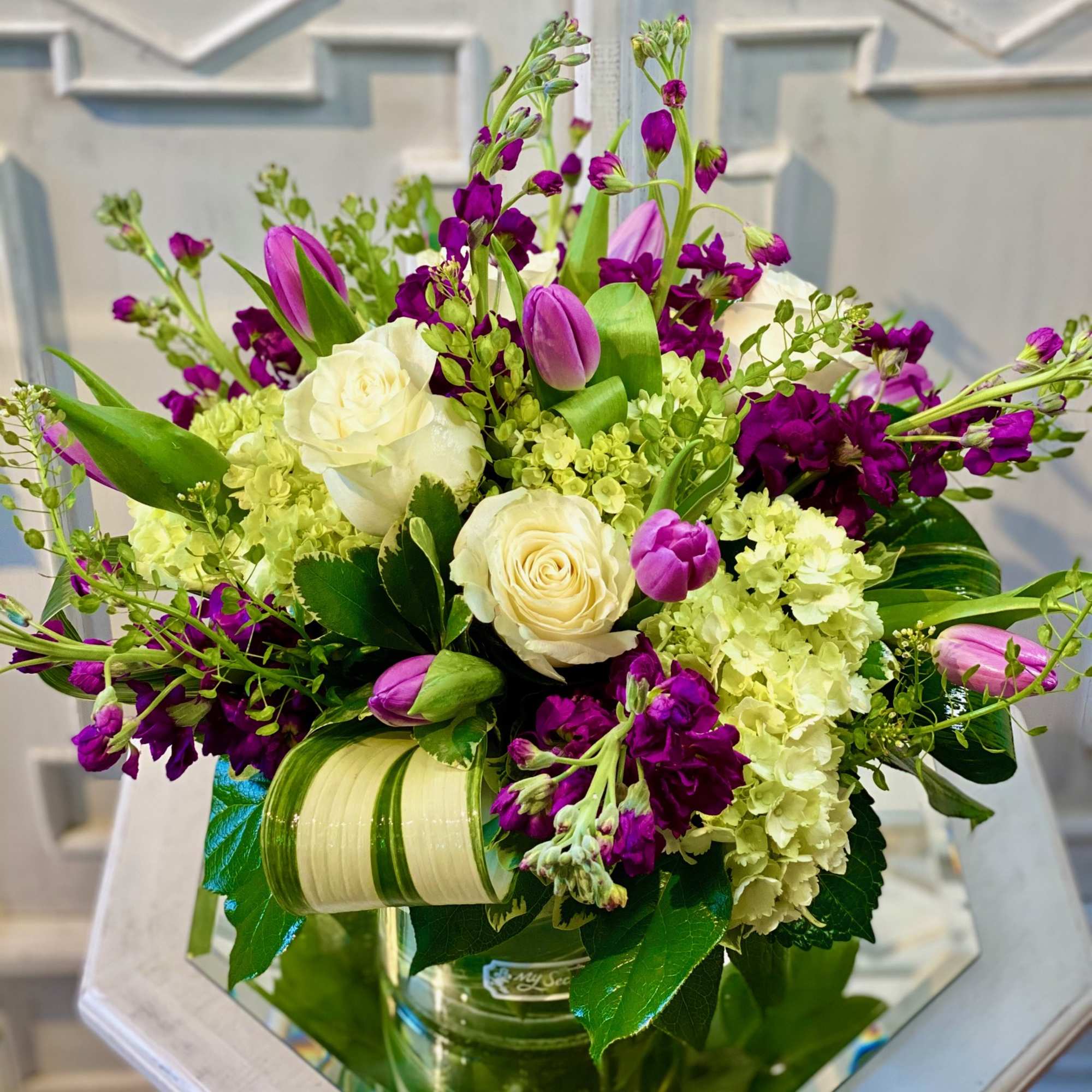 The "Garden Symphony" is a sweet and stylish arrangement is in harmony, photo 6 of 8