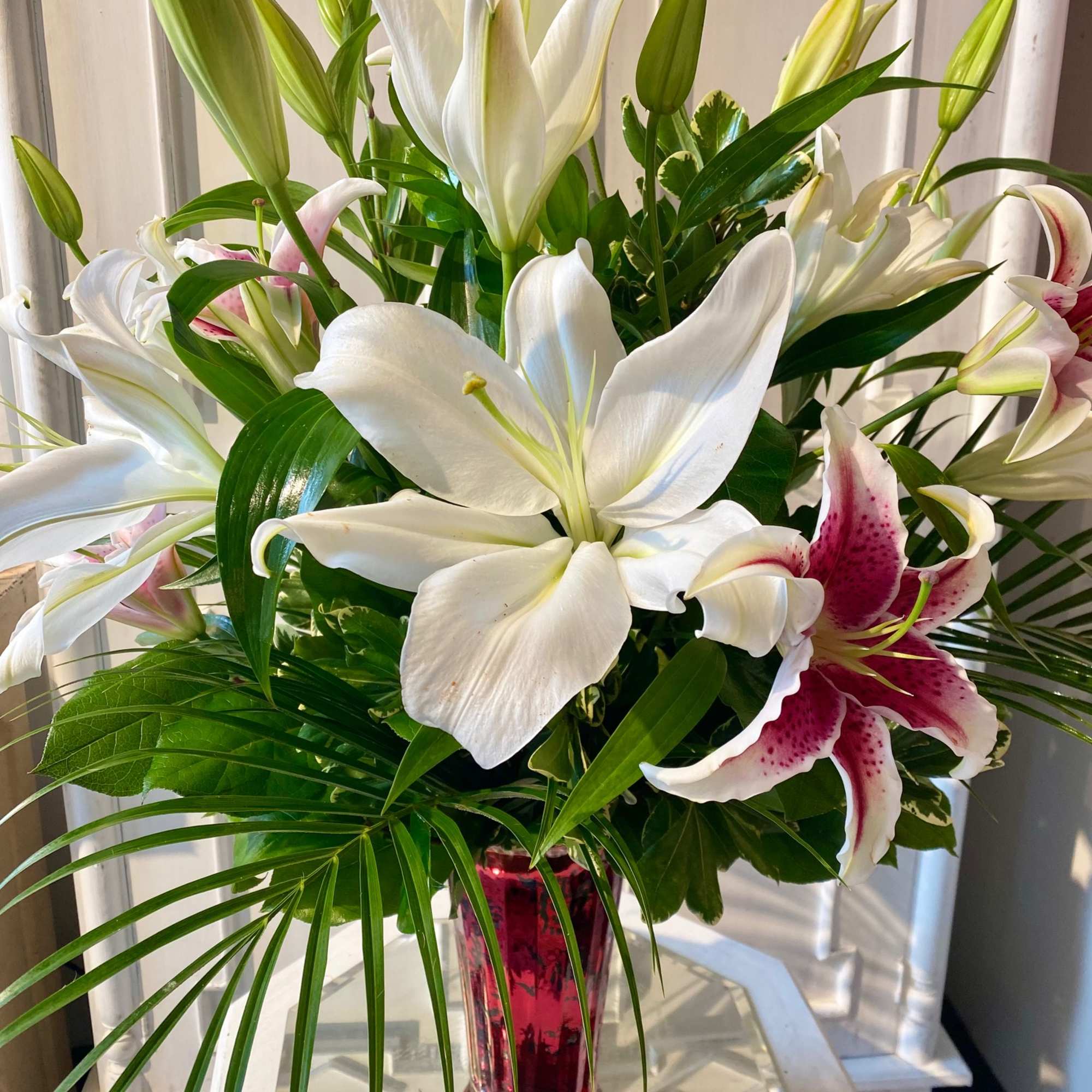 Beautiful and fragrant, "Lily Love" is an array of beautiful orient Lilies
