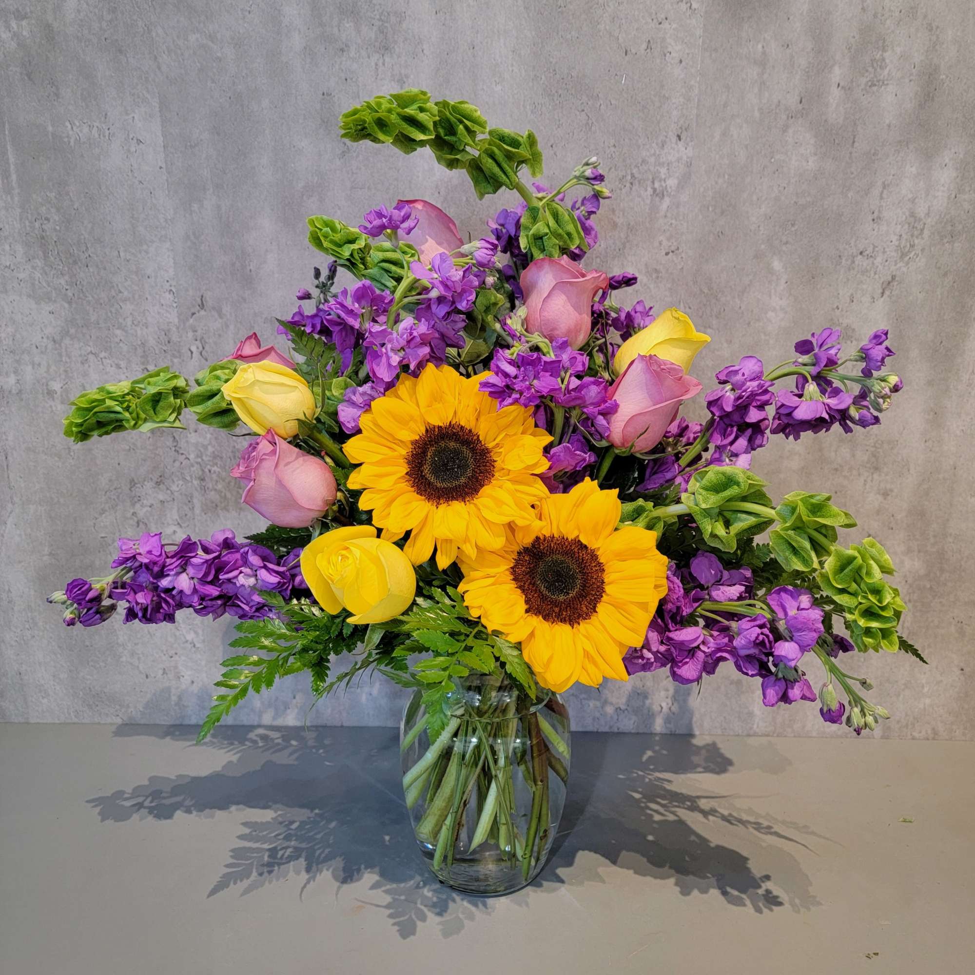 Lavender and yellow are such a striking color combination, they bring joy