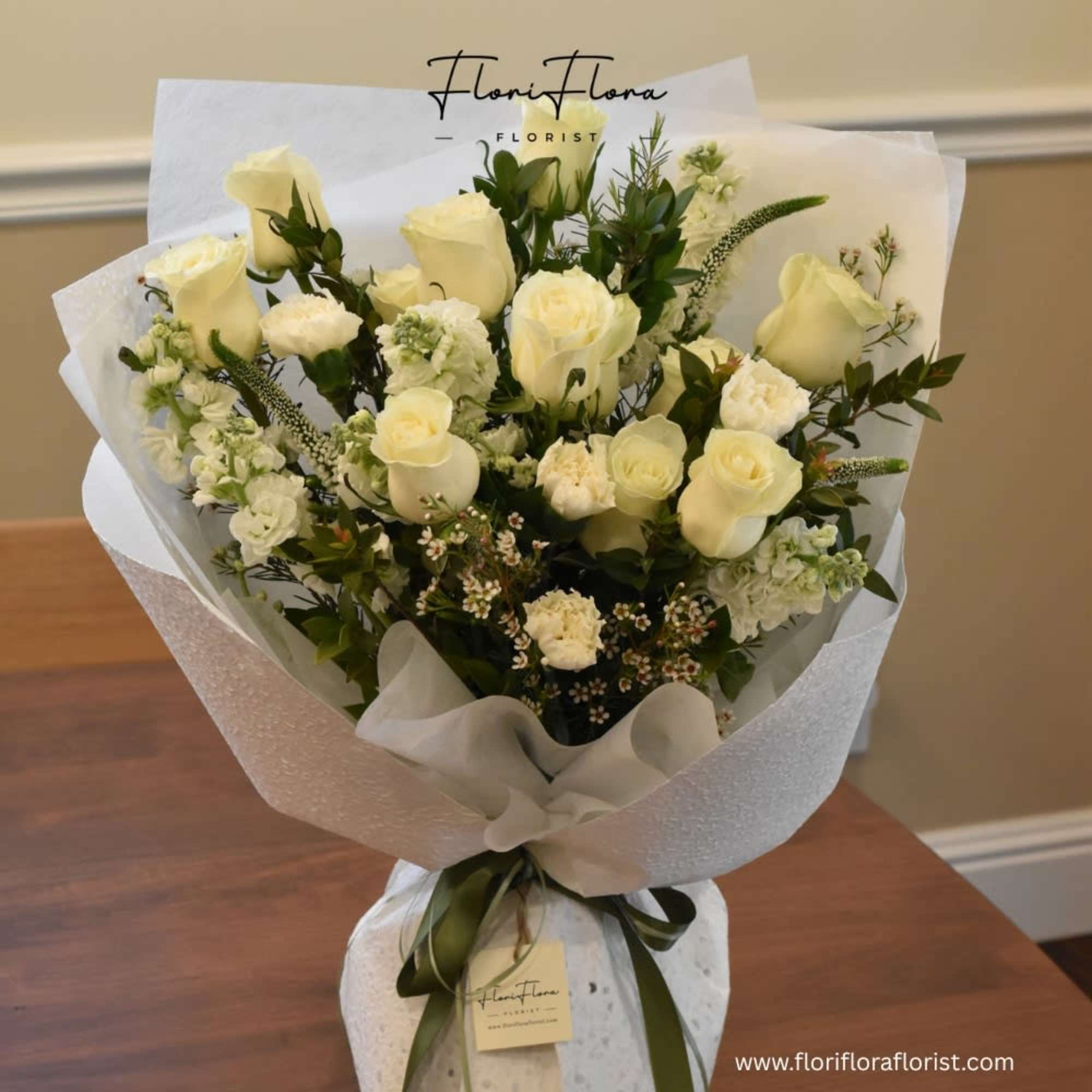 In My Heart is a soft, elegant bouquet that feels like a
