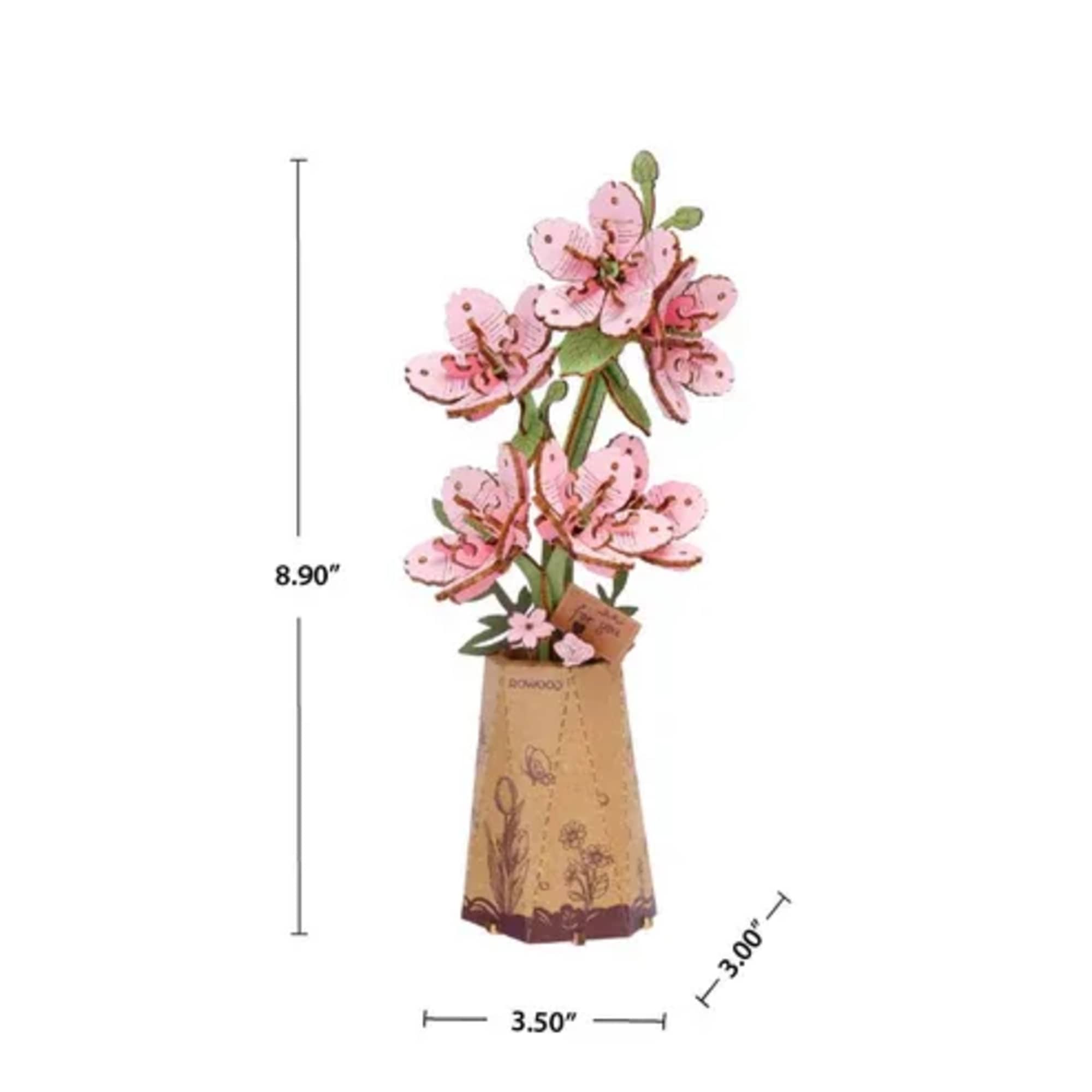 Soft, delicate, and timelessly beautiful - our Sakura (Cherry Blossom) 3D Wooden, photo 3 of 3