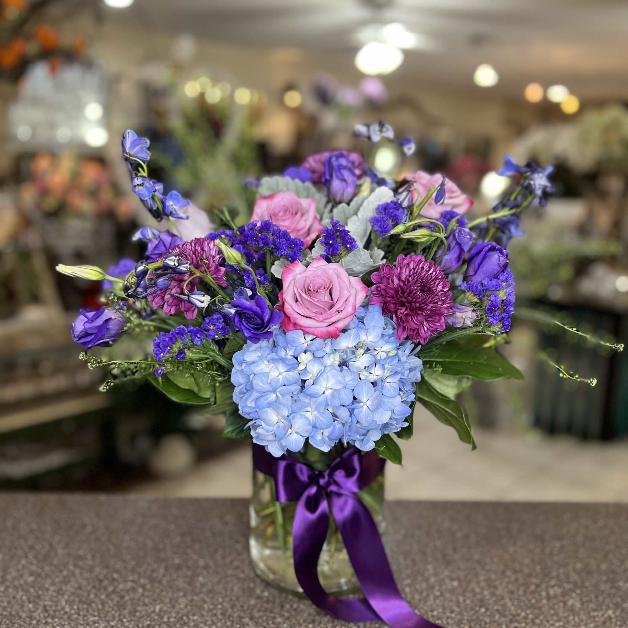 This beautiful arrangement puts us in the mind of the French countryside.
