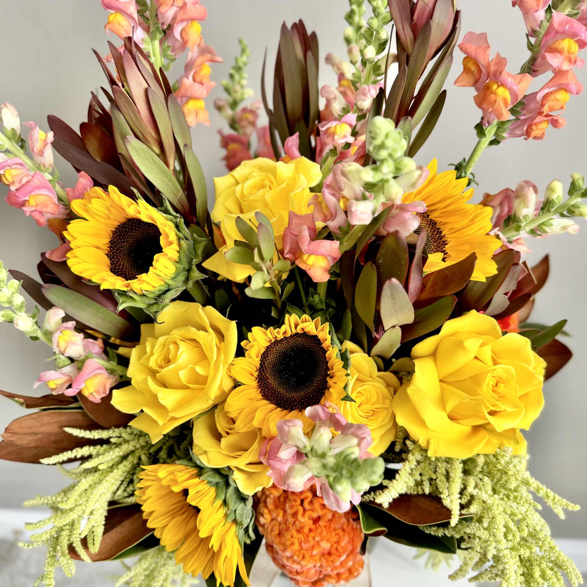 Say hello to the new season with this tower of fall flowers!, photo 2 of 2