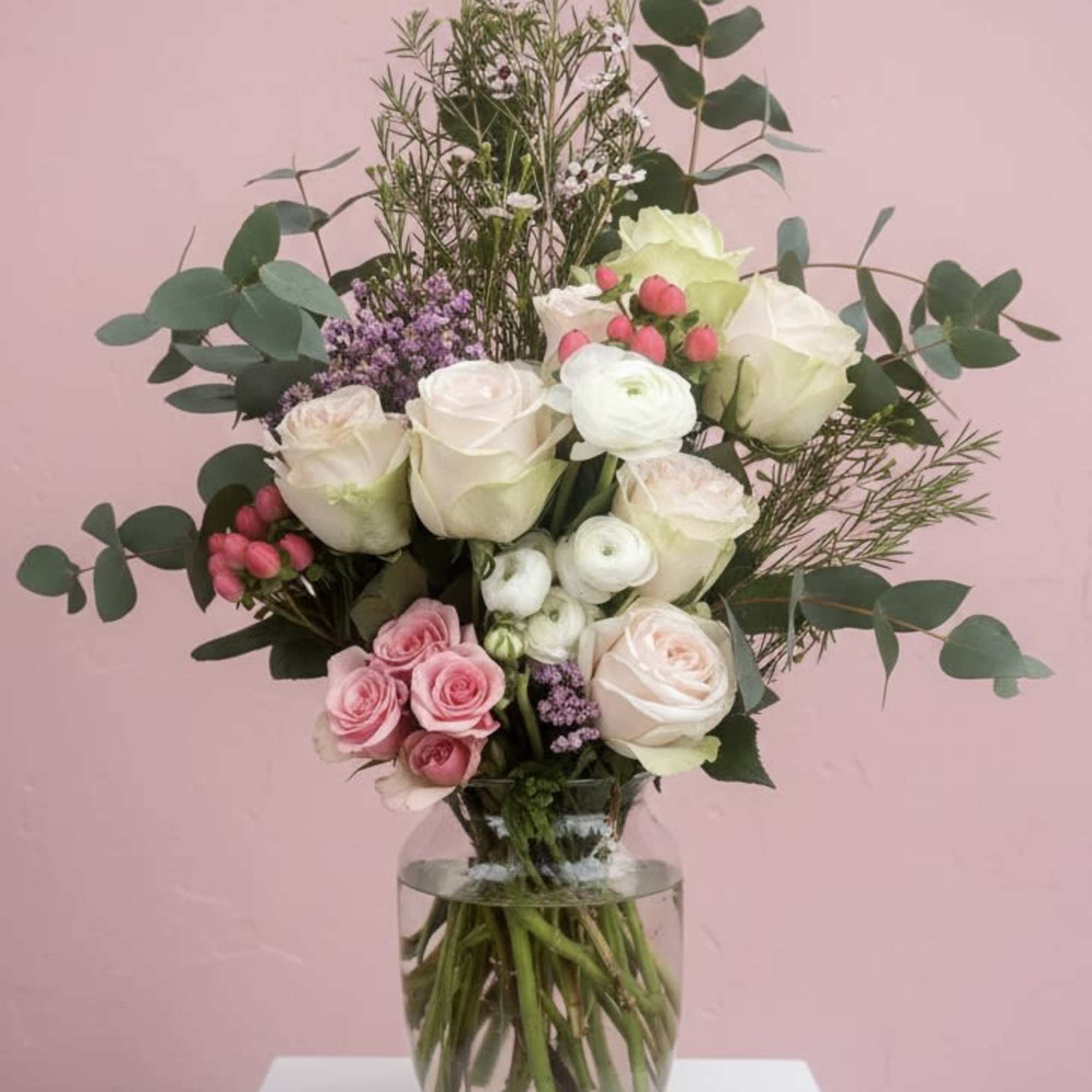 A soft, garden-style bouquet that reads like a page from a romance
