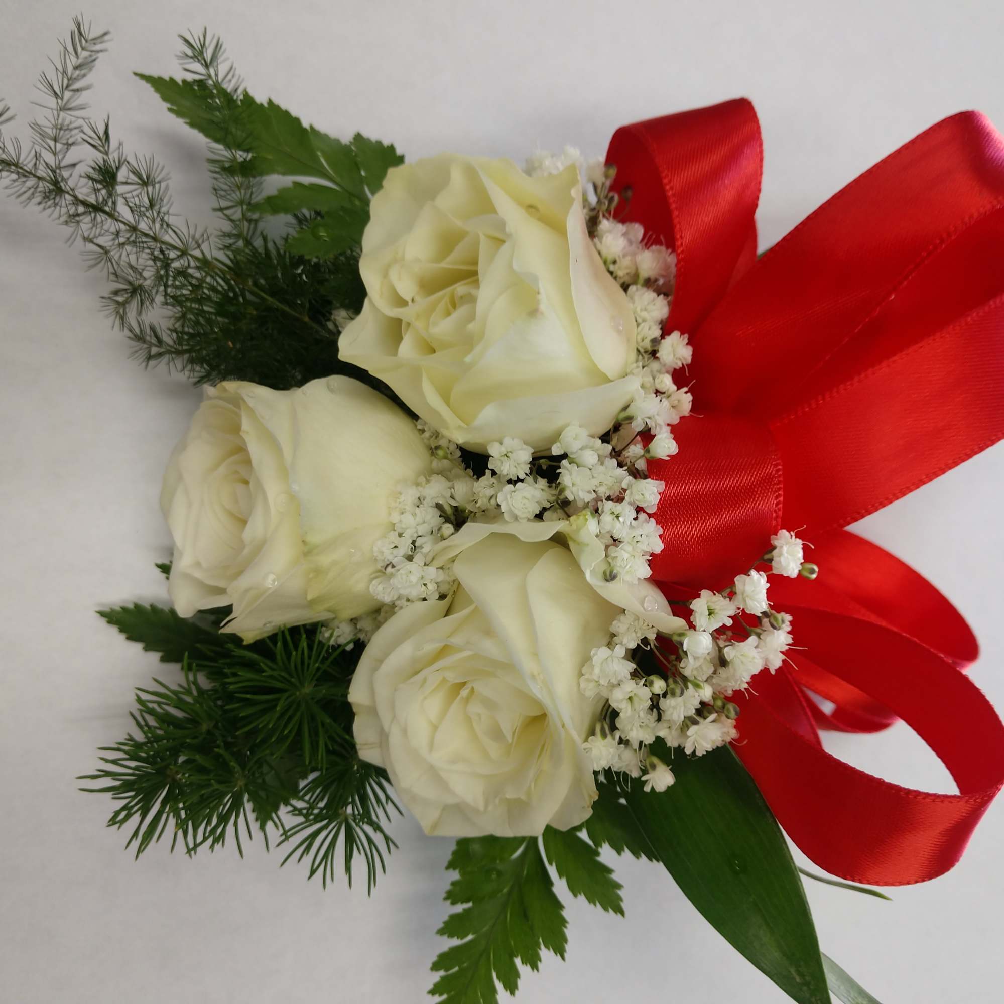 You Choice Of Rose, Carnation, Orchid, Chrysanthemums, Alstroemeria, Succulents Corsage For Prom