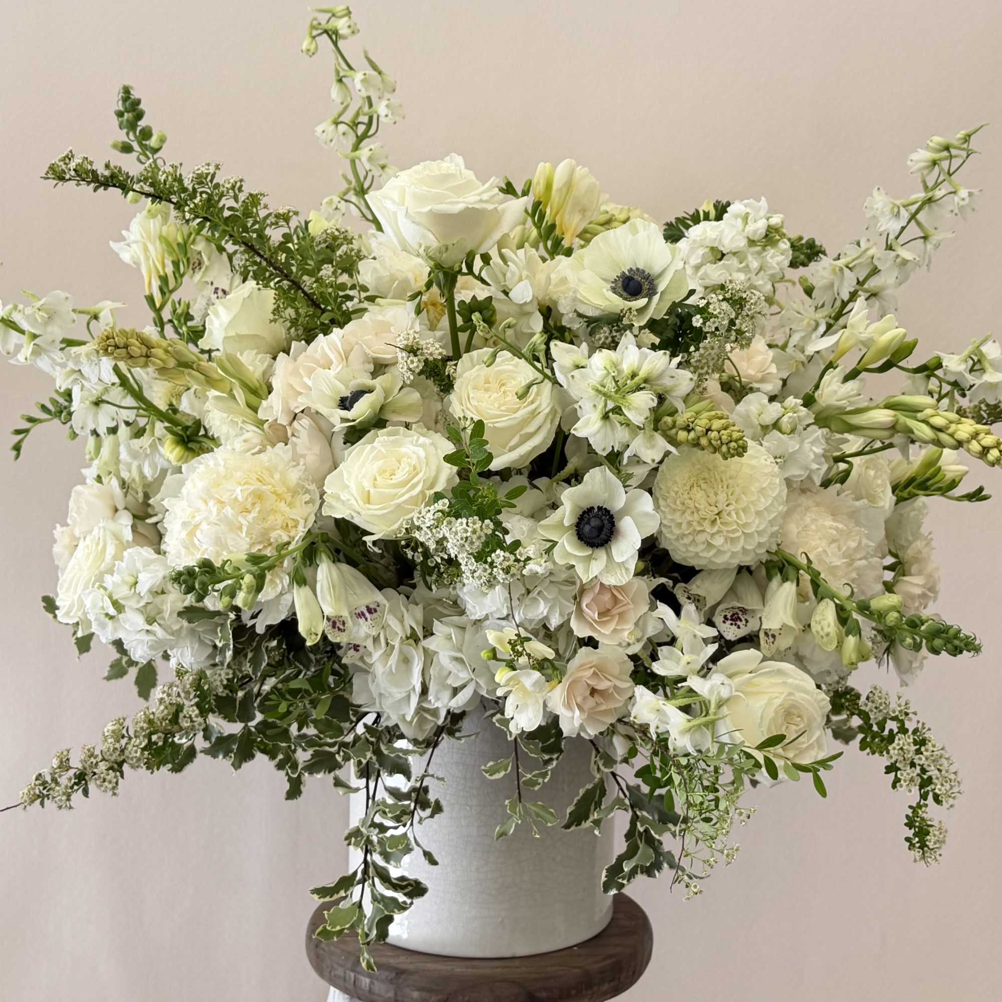 Dreamy creamy whites...the chicest, cleanest way to tell them you love them.