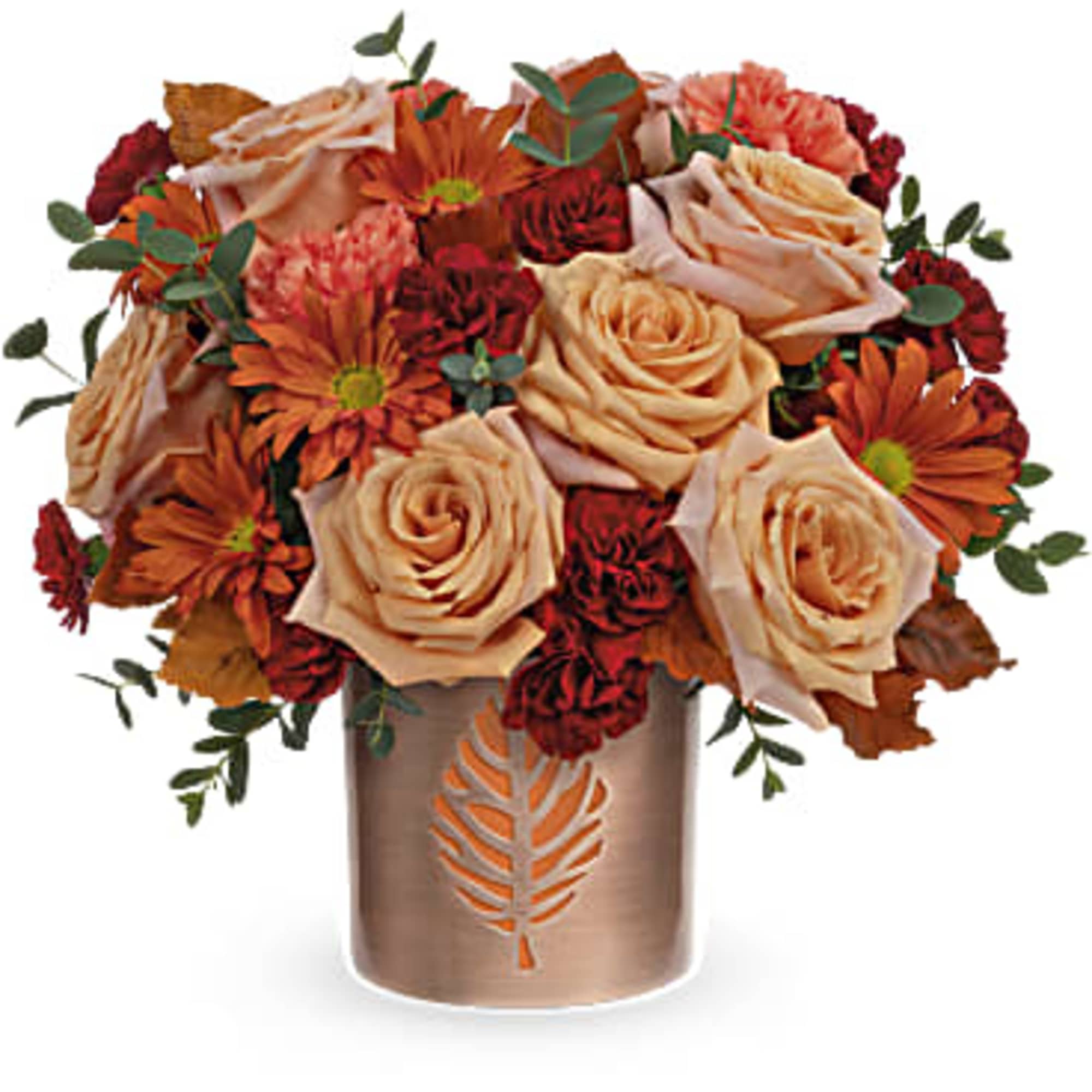  Lovely Leaves Bouquet stunning fall bouquet certainly leaves them breathless! Brimming