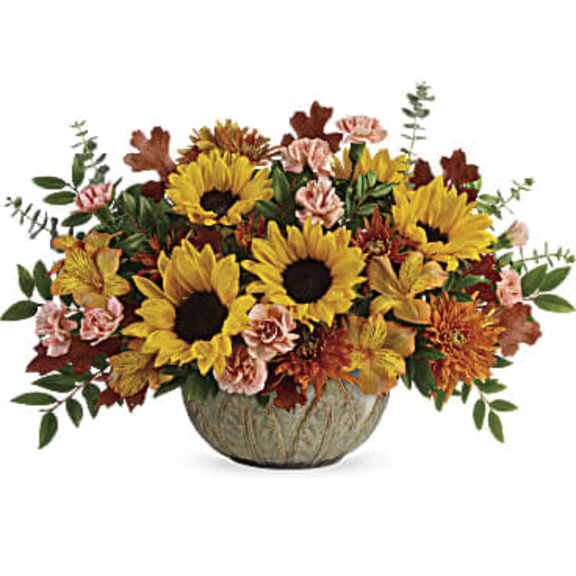 Like a ray of autumnal sunshine, this stunning sunflower bouquet brightens everyone's, photo 2 of 3