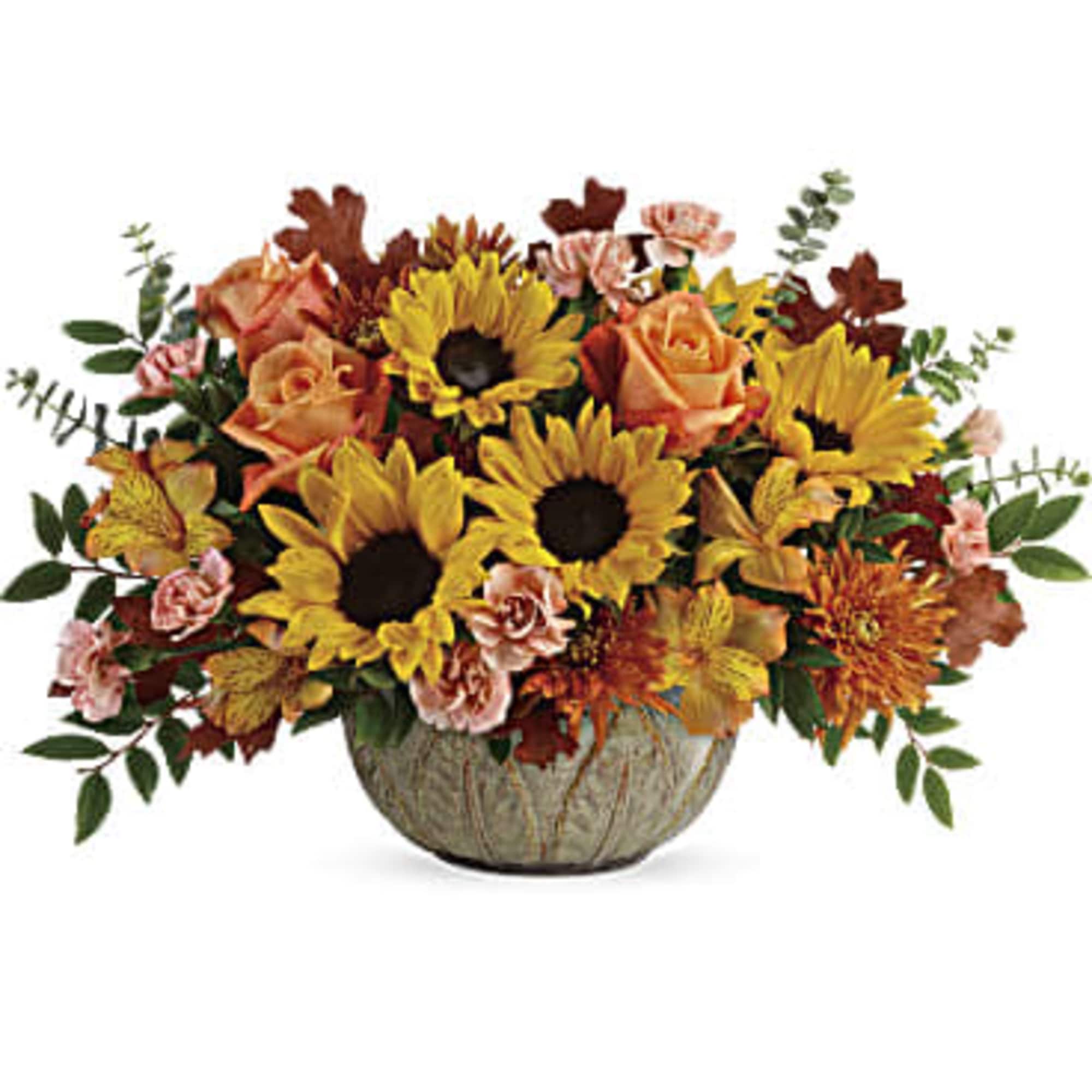 Like a ray of autumnal sunshine, this stunning sunflower bouquet brightens everyone's, photo 3 of 3