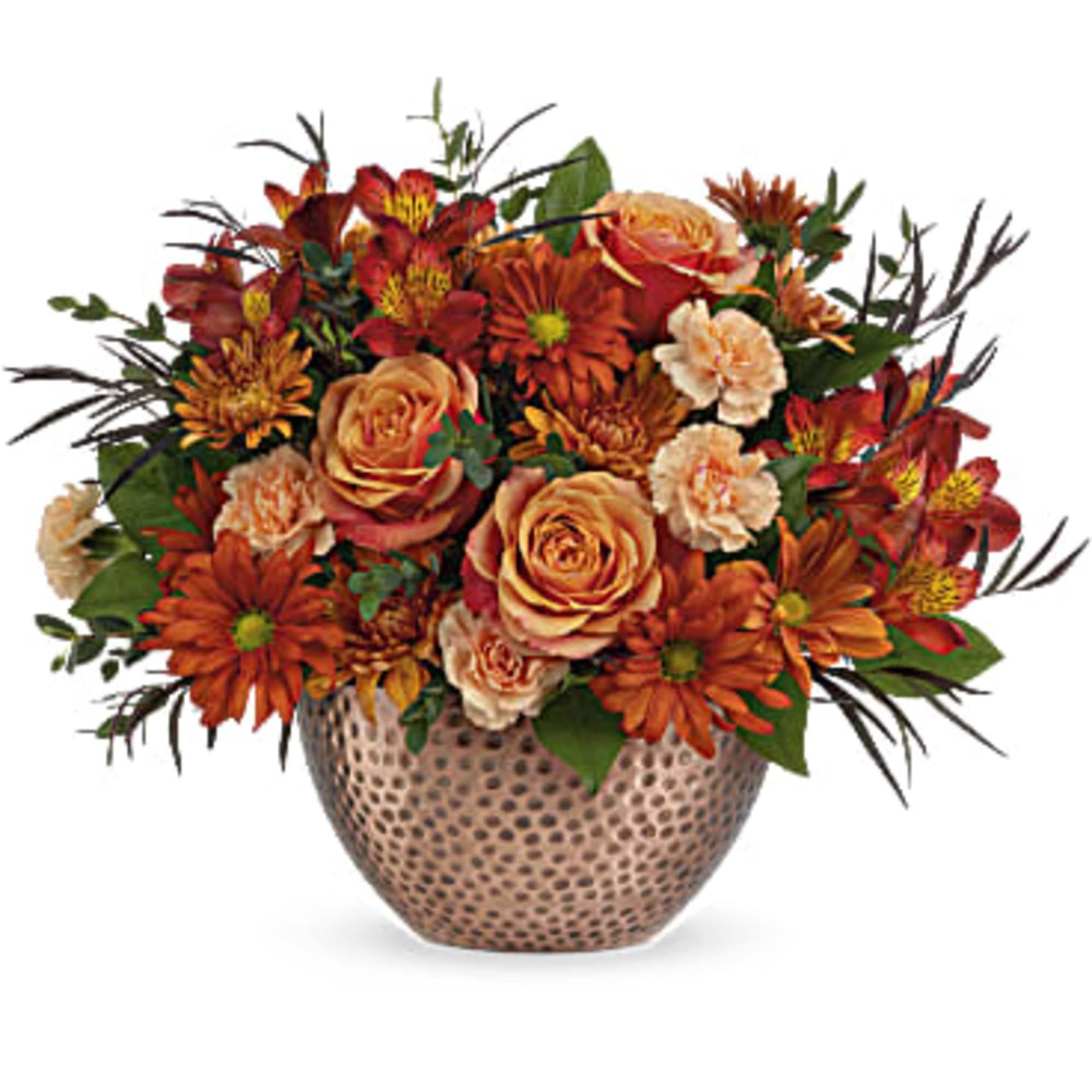 Capture the beauty of fall with the warm autumn hues of this