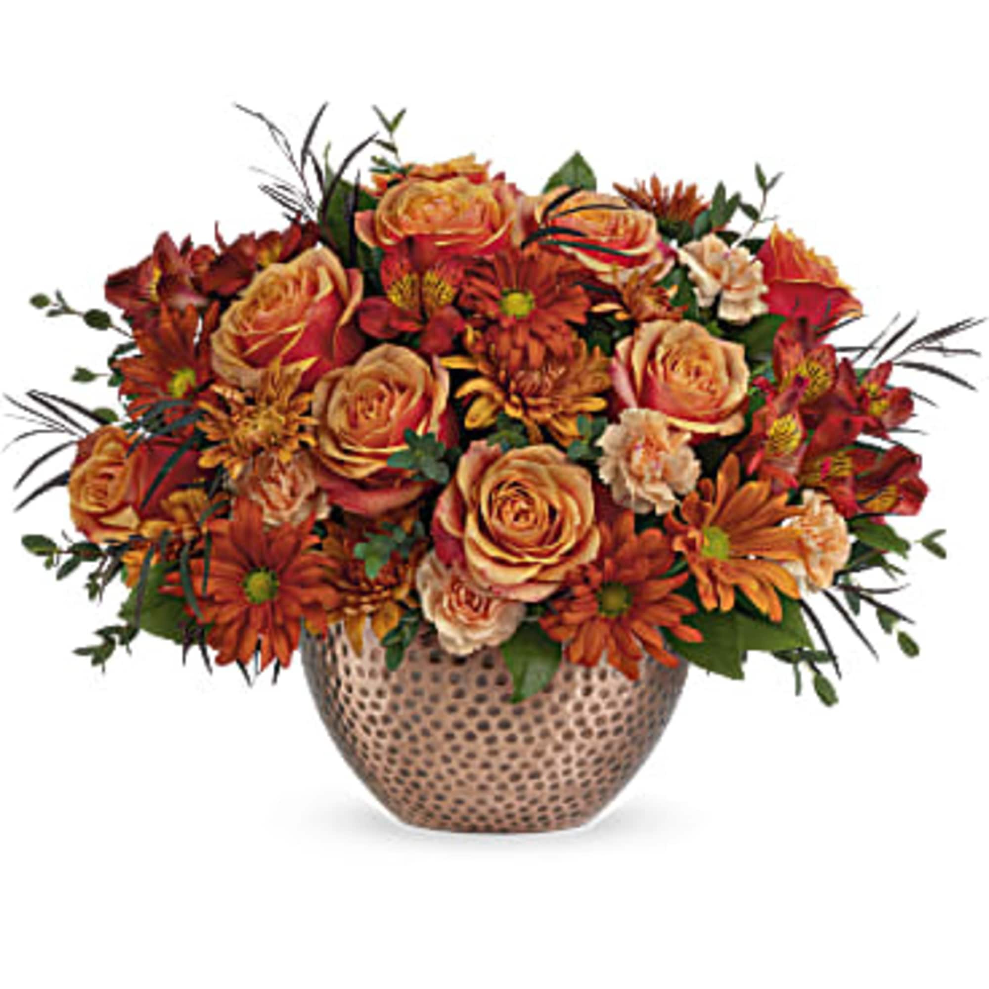Capture the beauty of fall with the warm autumn hues of this