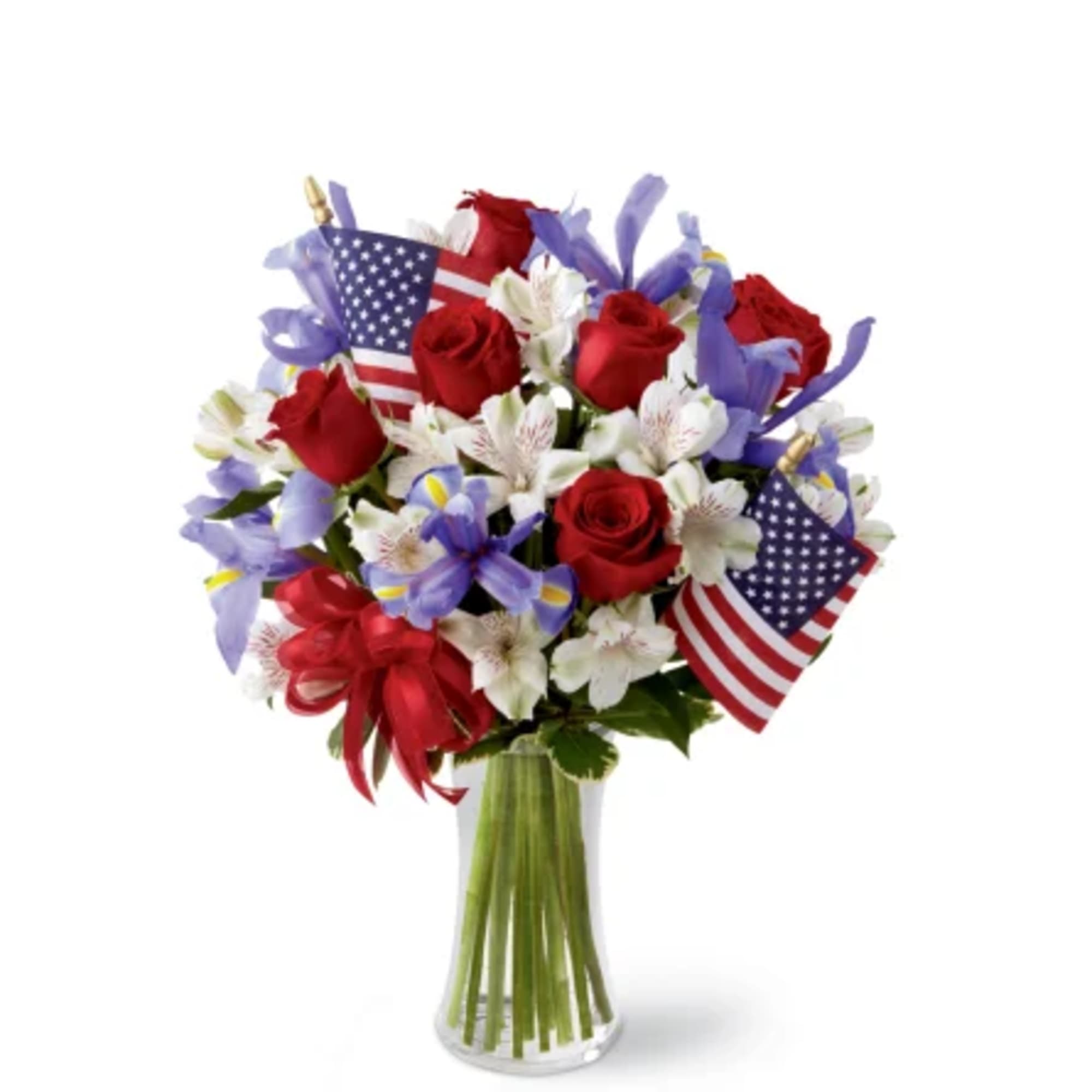 Unity Bouquet sparks the hearts of all Americans with its patriotic beauty