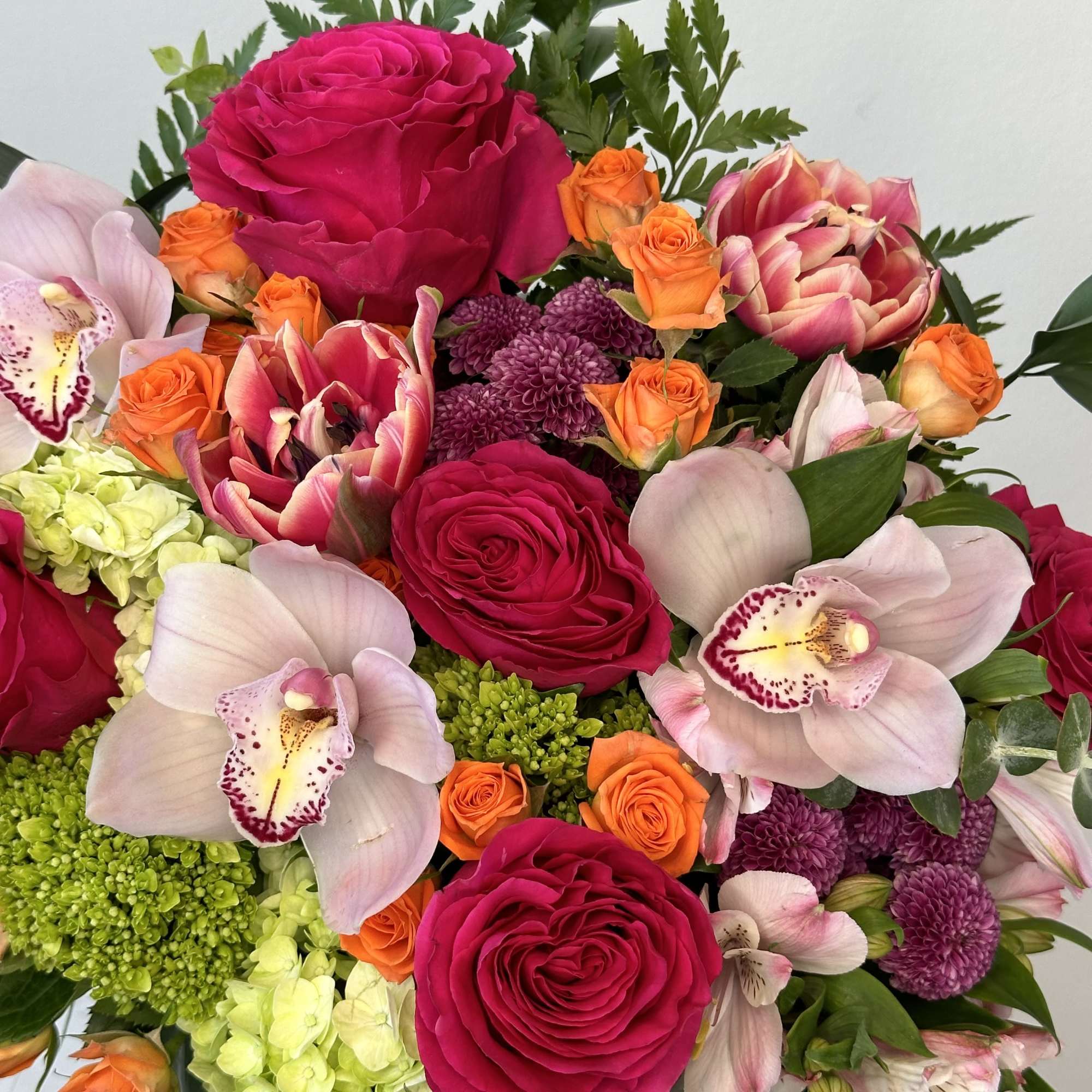 Let your imagination bloom with Daydream Bouquet, a vibrant one-sided flower arrangement, photo 2 of 2