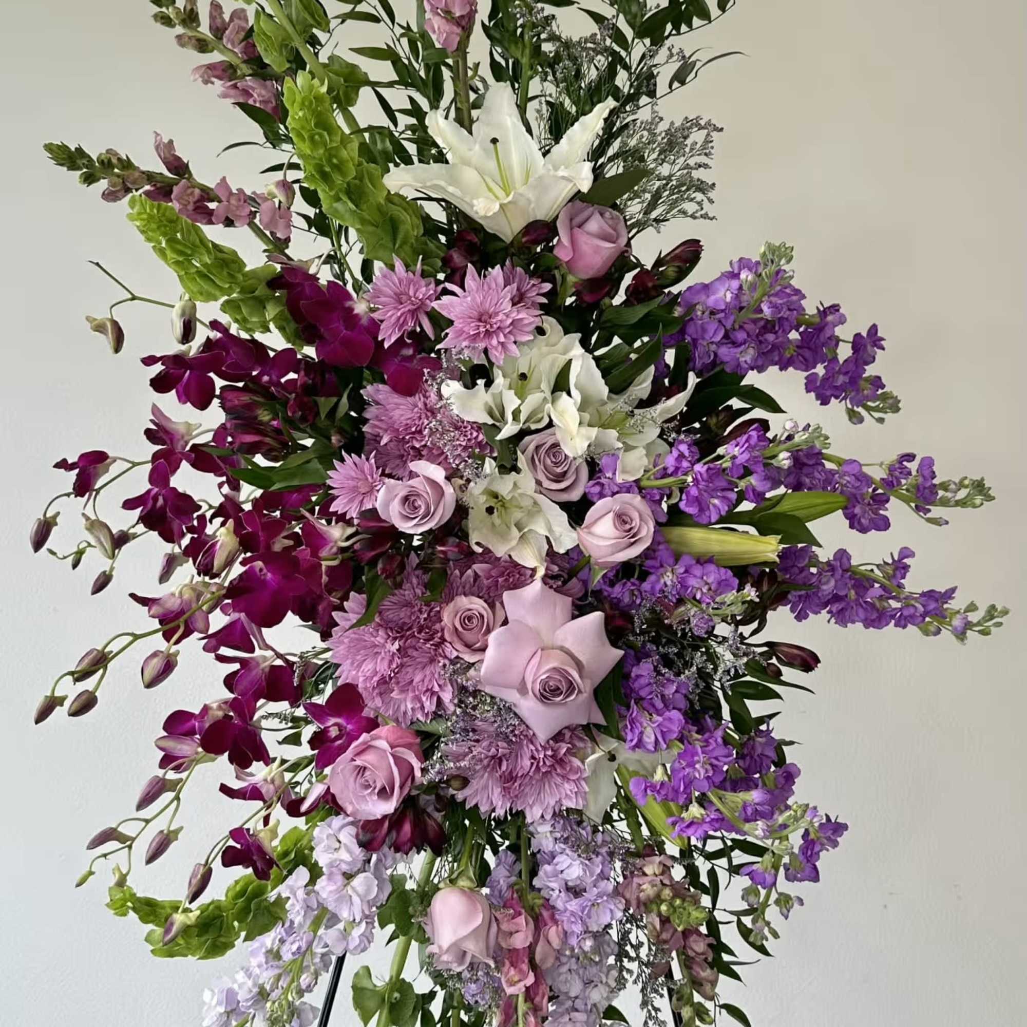 A blooming embrace for the tenderhearted. The Sacred Garden Spray from Irvine, photo 2 of 3