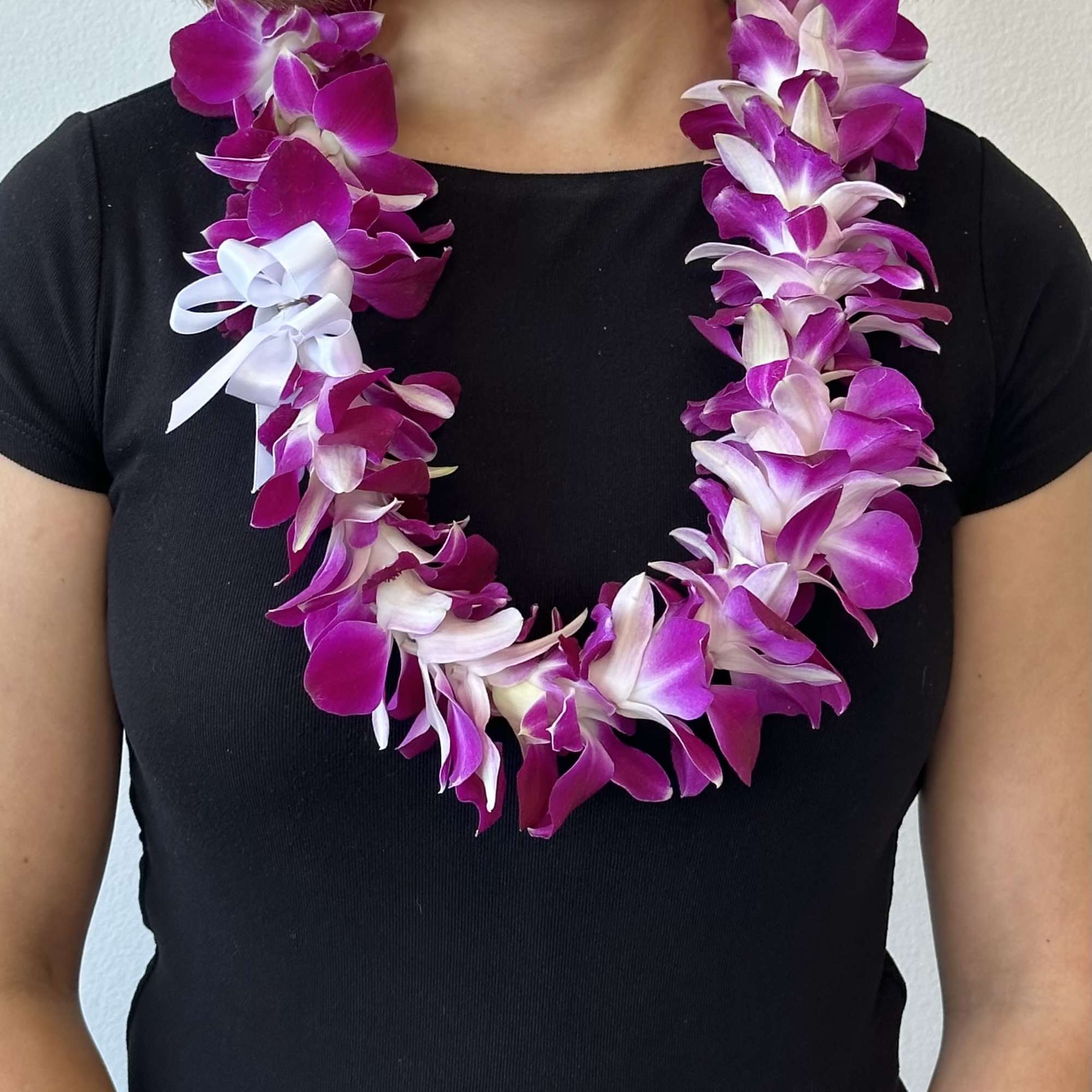 Celebrate a meaningful milestone with a beautifully crafted Orchid Lei, a timeless, photo 2 of 2