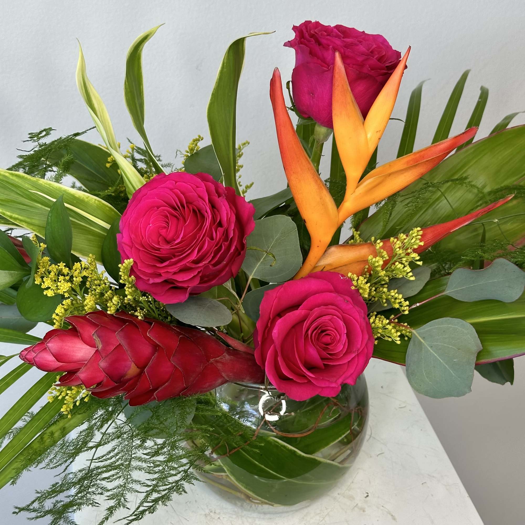 Bring the beauty of the tropics home with Paradise Bouquet, a bold, photo 2 of 2