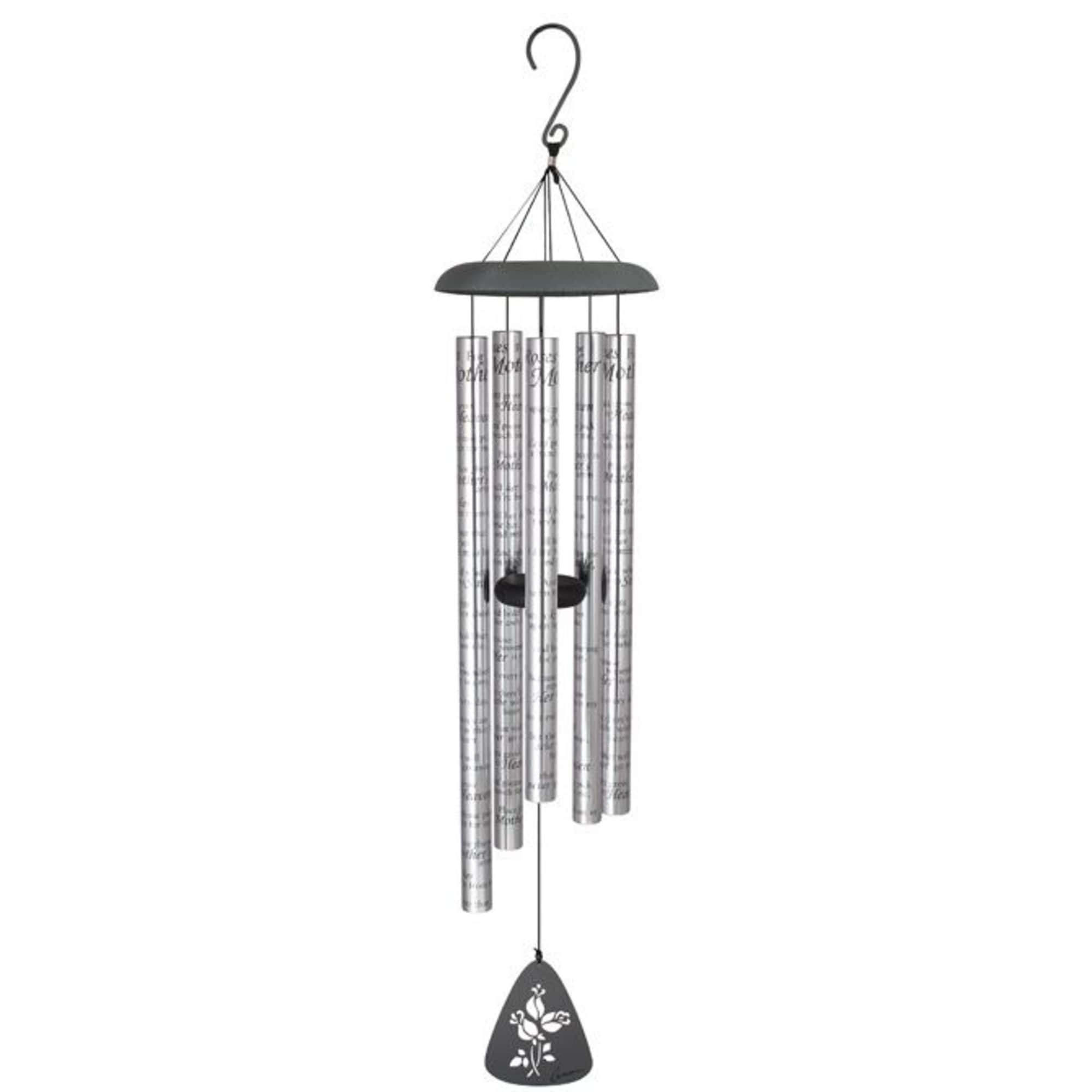 Our 44" sonnet chimes have 5 heavy walled, center pinned tubes that
