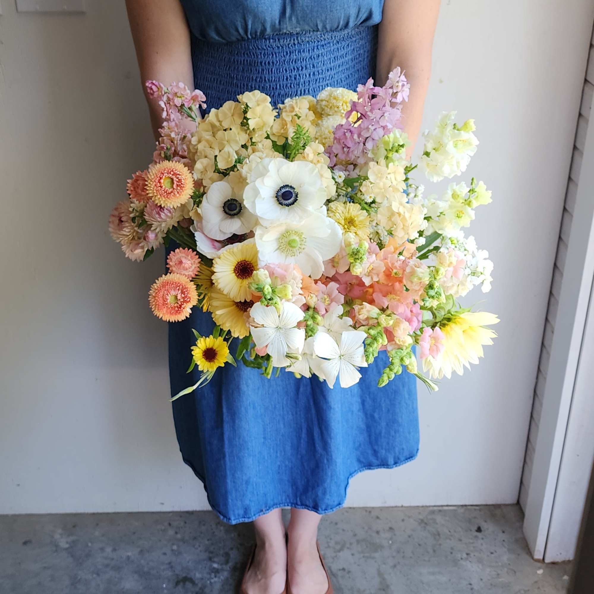 A celebration of soft color and natural beauty.  These blooms bring