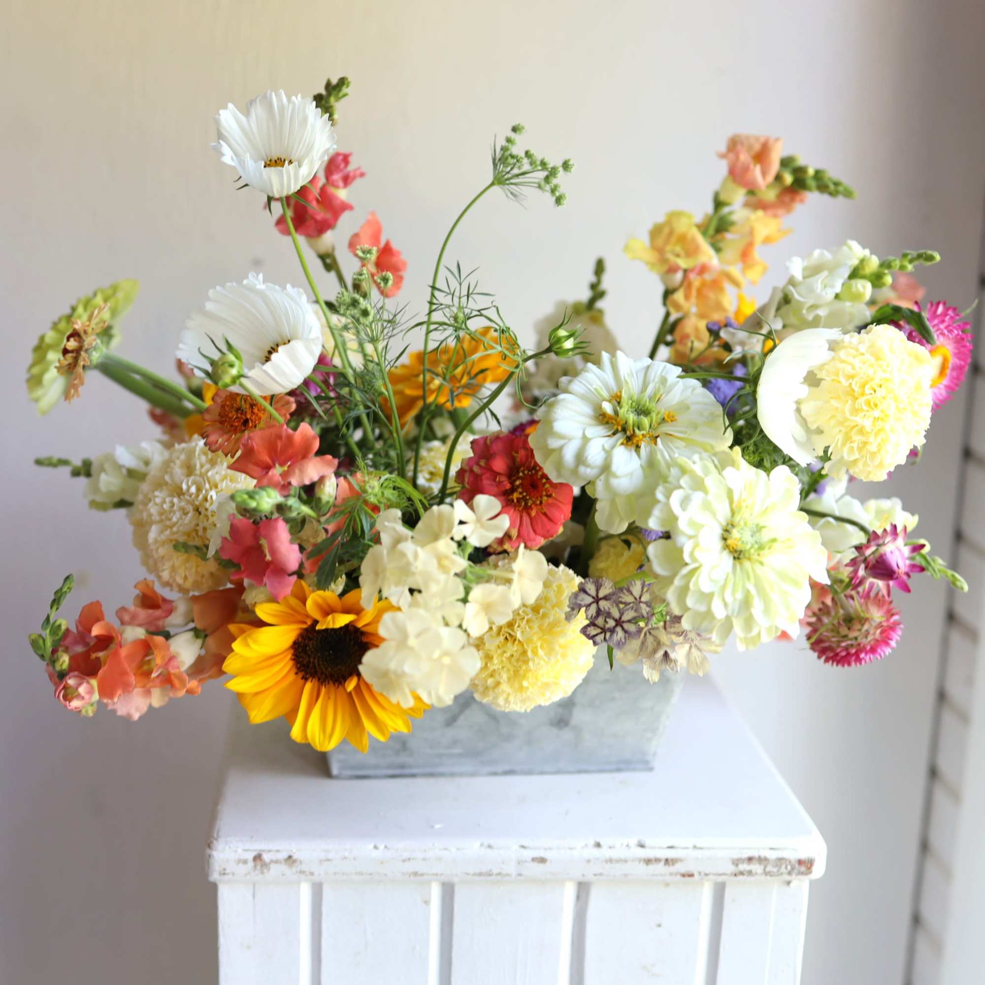 A celebration of soft color and natural beauty.  These blooms bring