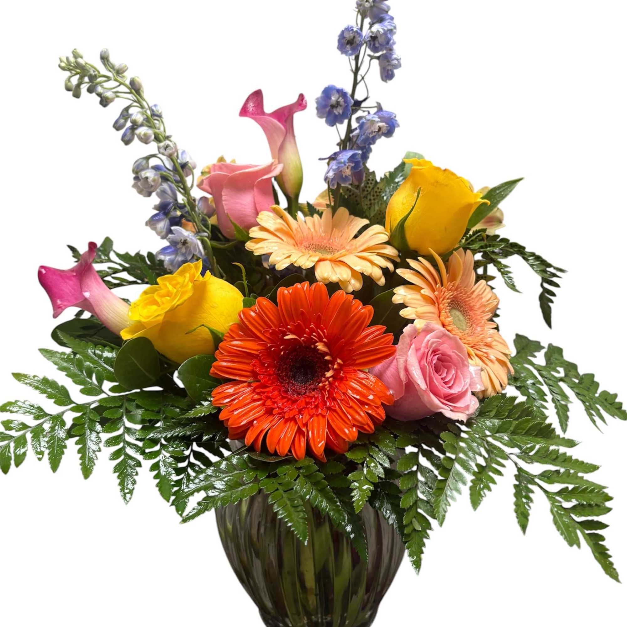 Neon Lights delivers an unforgettable burst of color-perfect as a birthday bouquet