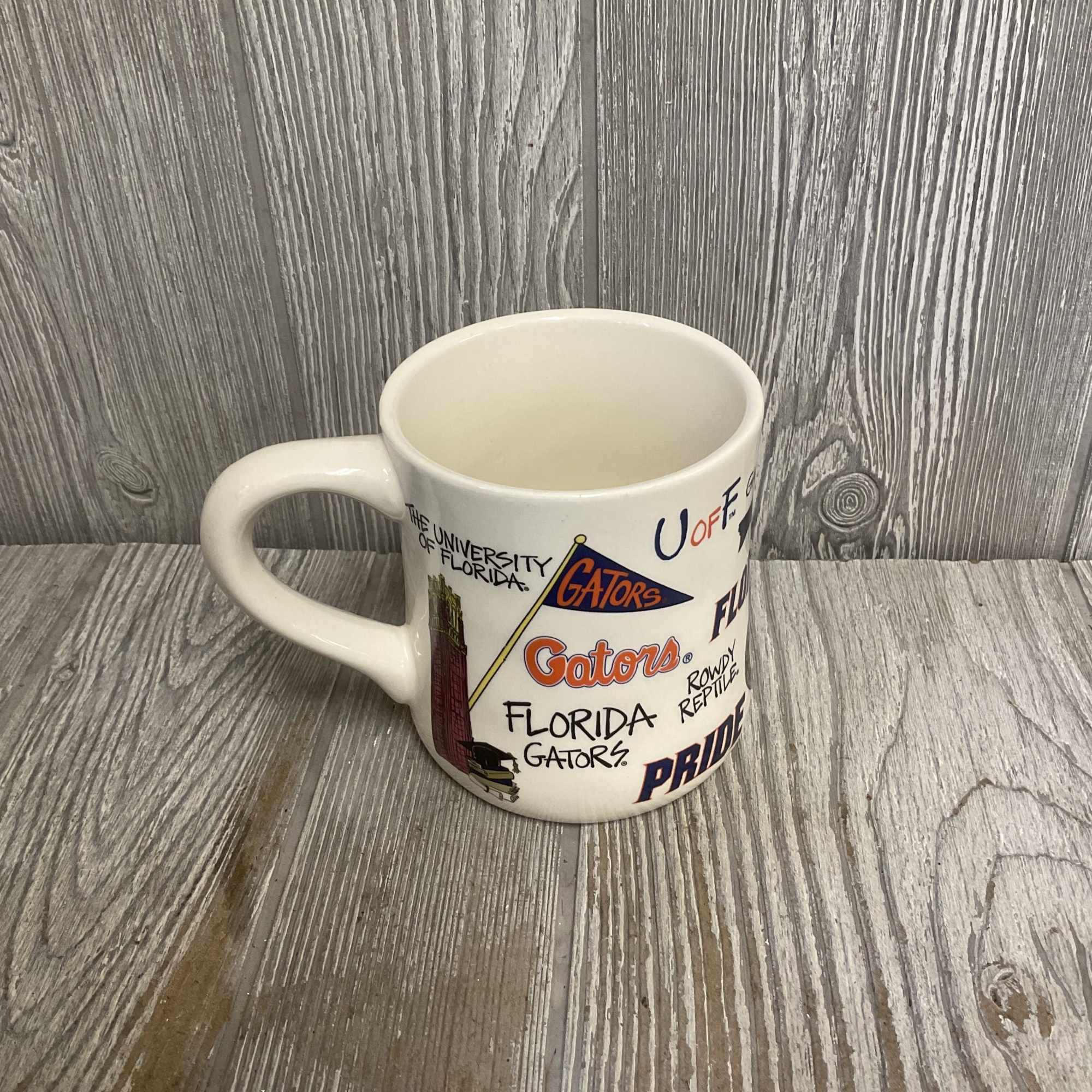 Orange roses arranged in a keepsake Gator mug! , photo 3 of 3