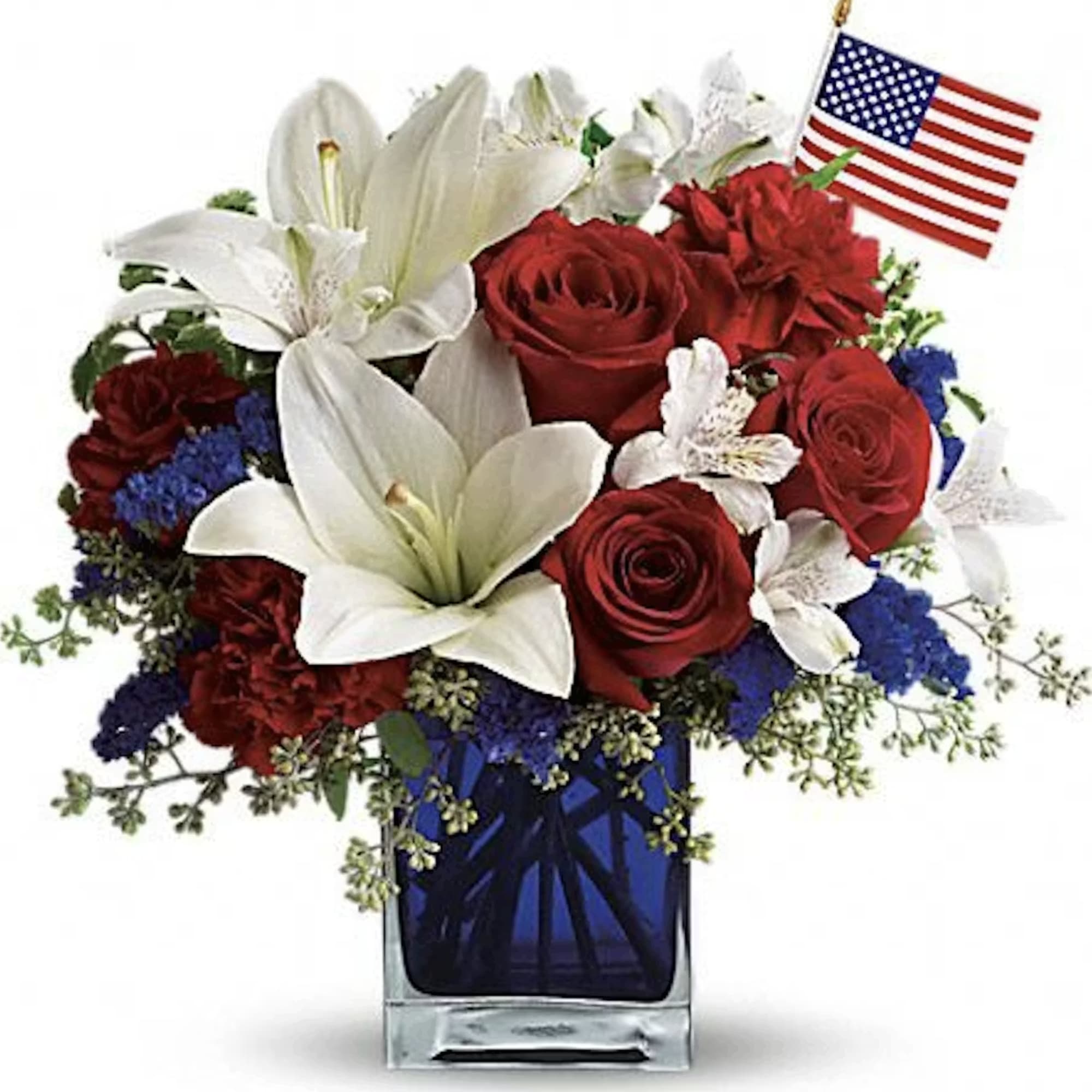 A patriotic pick to send a brave veteran, decorate your Fourth of