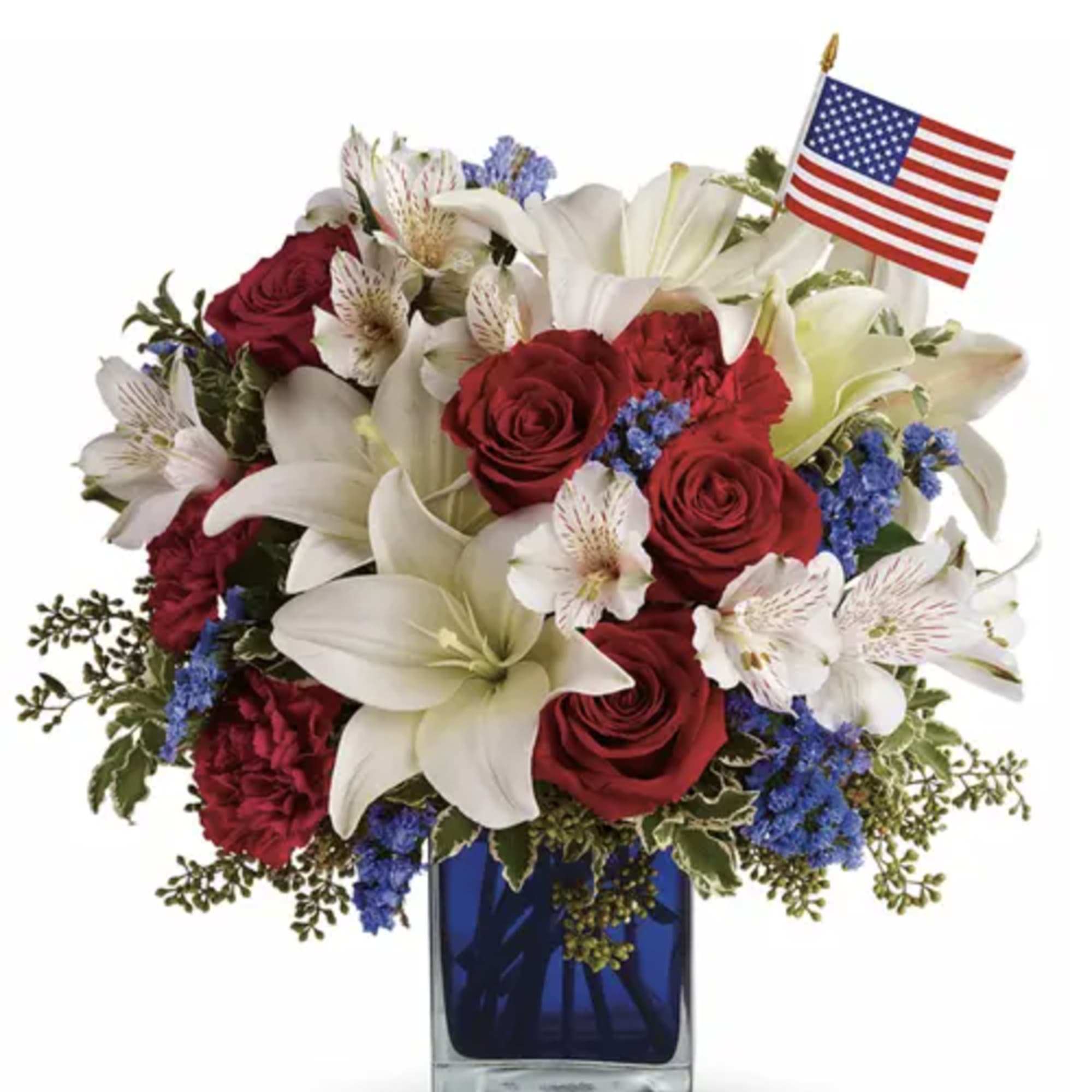 A patriotic pick to send a brave veteran, decorate your Fourth of