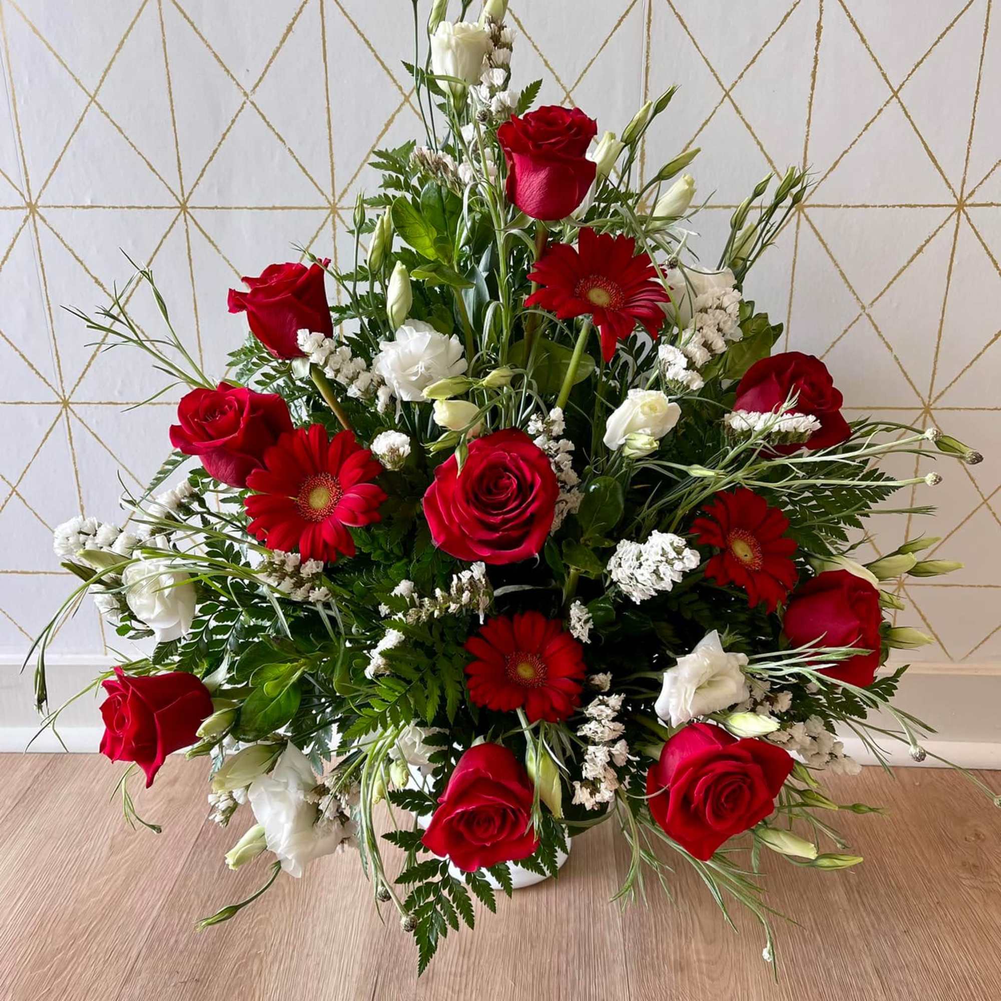Our Floor Arrangements are fully customizable in colors and flowers. Floor Arrangements, photo 7 of 11