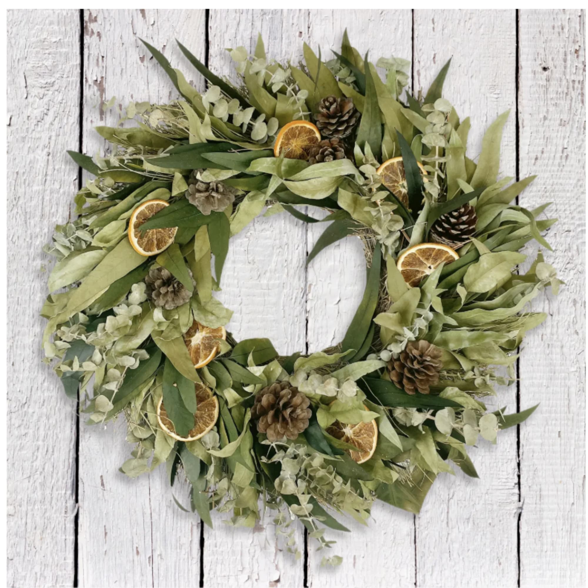 A festive wreath that can both transition in and out of the, photo 2 of 4