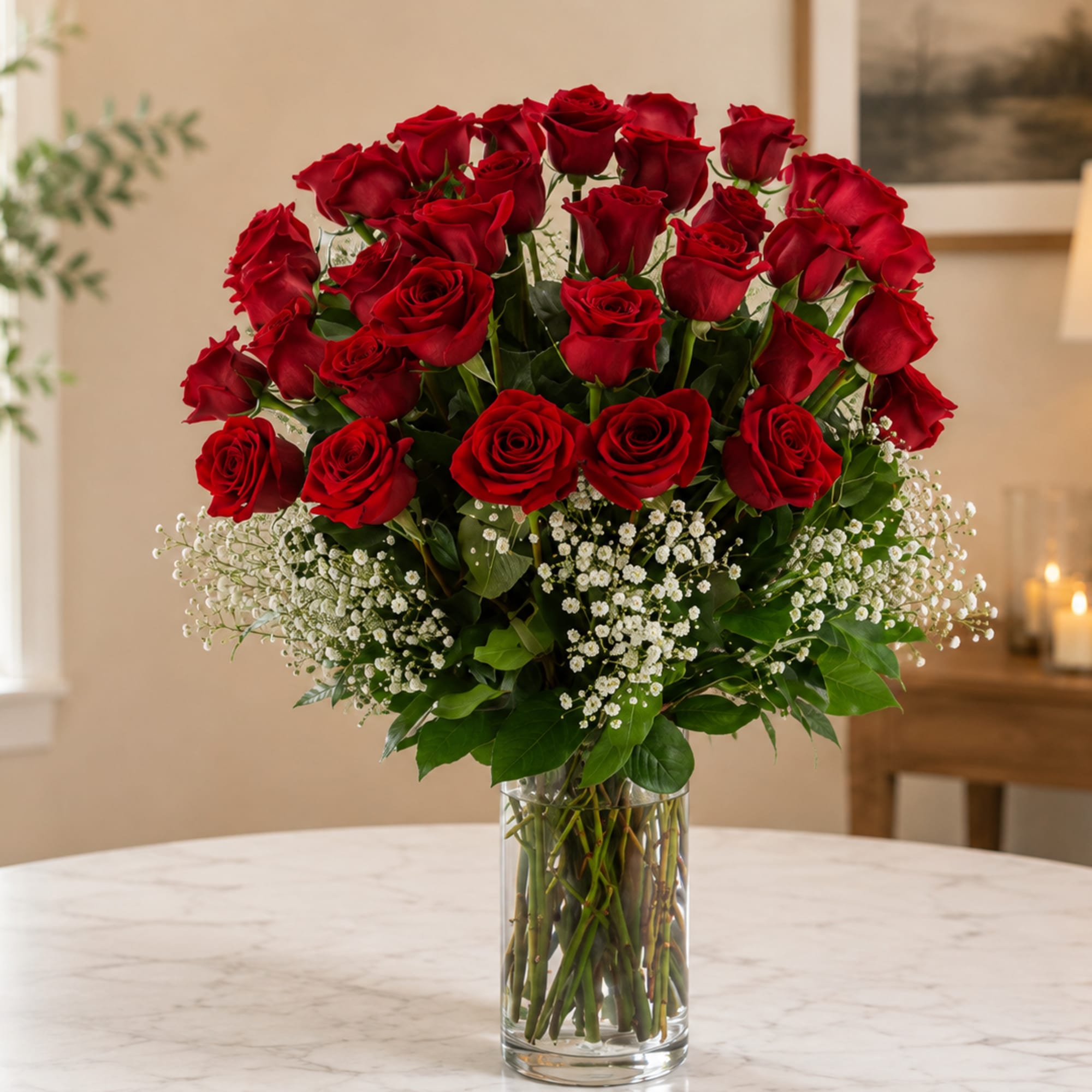 STANDARD DOES NOT INCLUDE VASE, BOUQUET ONLY

Go big with your love! Looking