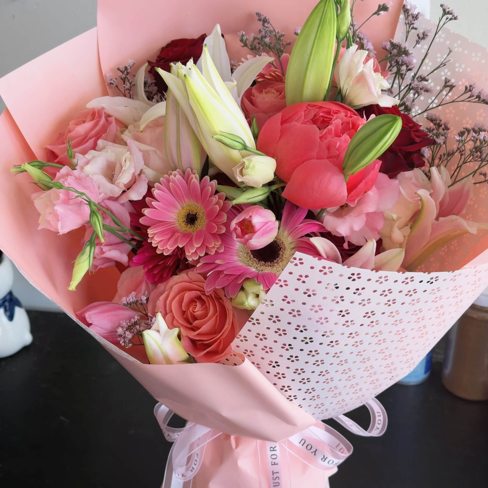 Blush Bloom Bouquet
A soft and elegant bouquet in dreamy pink tones, designed, photo 2 of 3