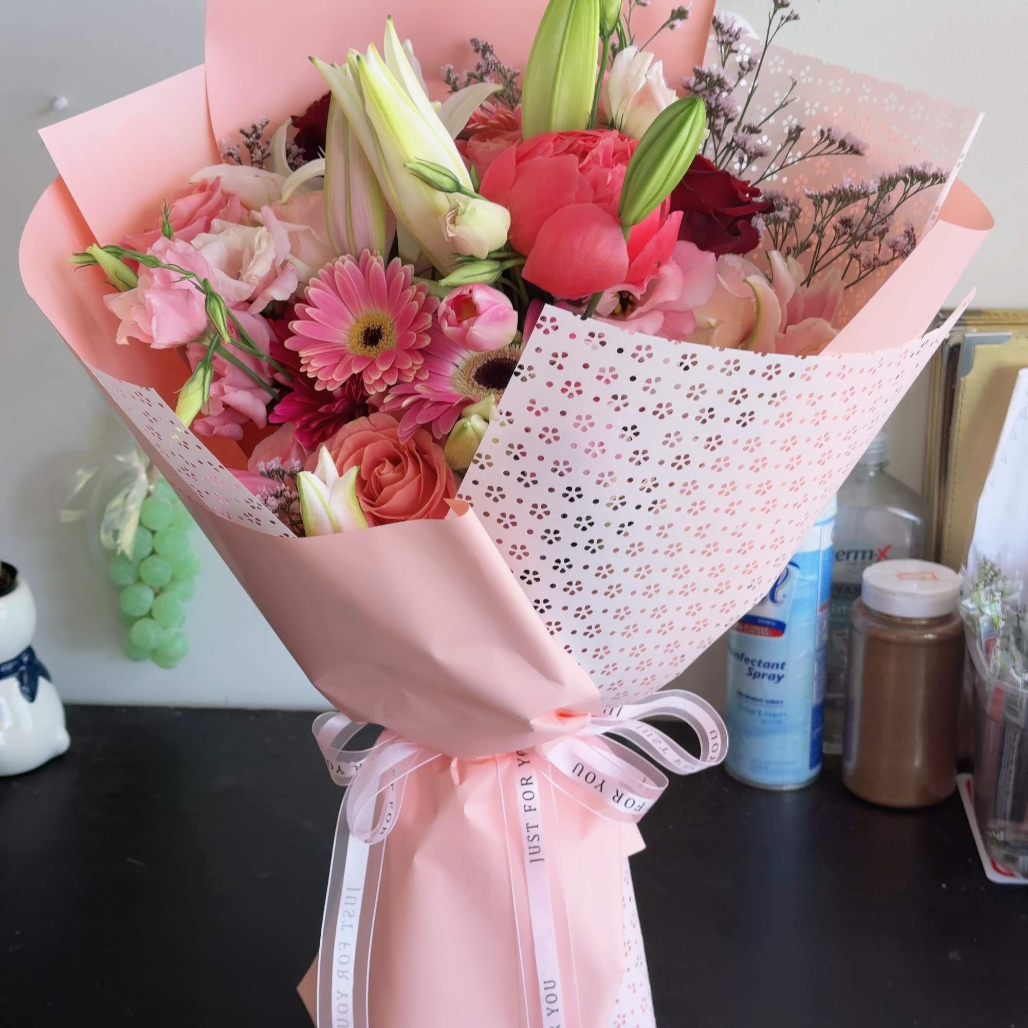 Blush Bloom Bouquet
A soft and elegant bouquet in dreamy pink tones, designed, photo 3 of 3