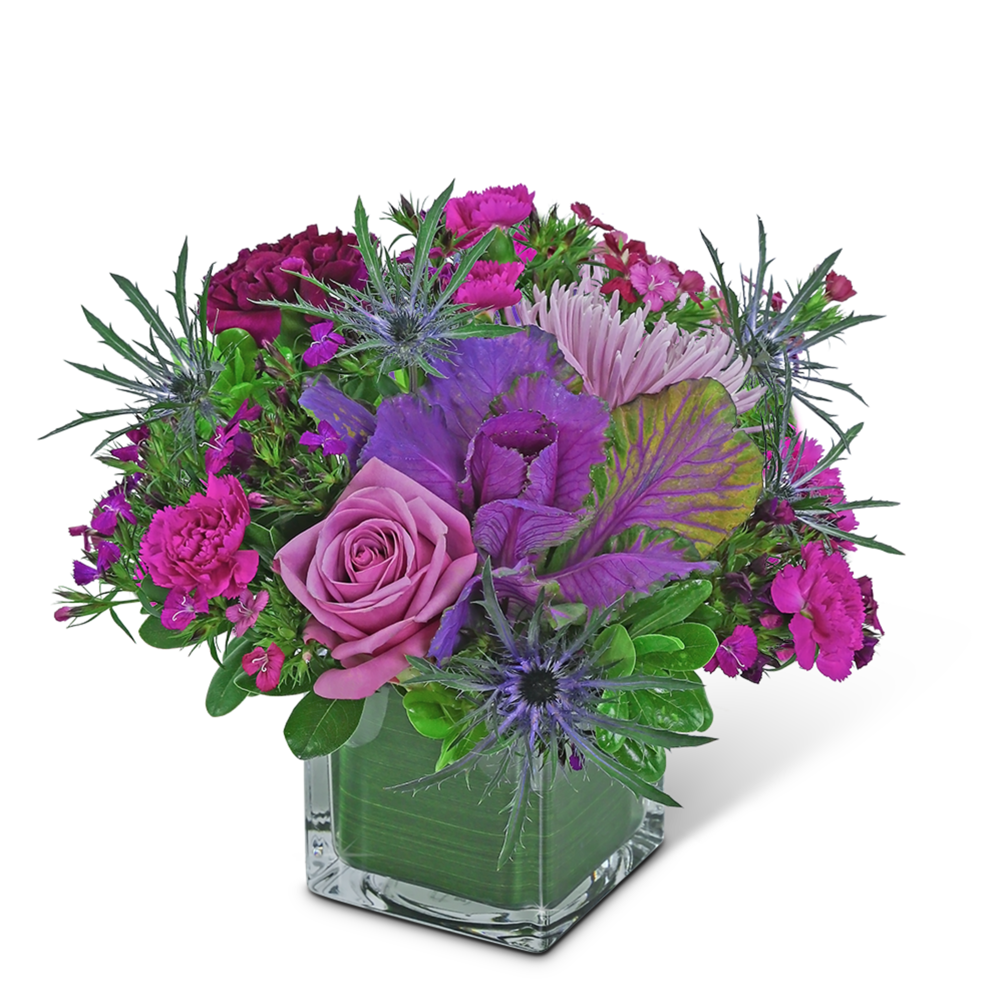 This artistic flower design will brighten anyone&rsquo;s day! Bohemian Cypress contains roses