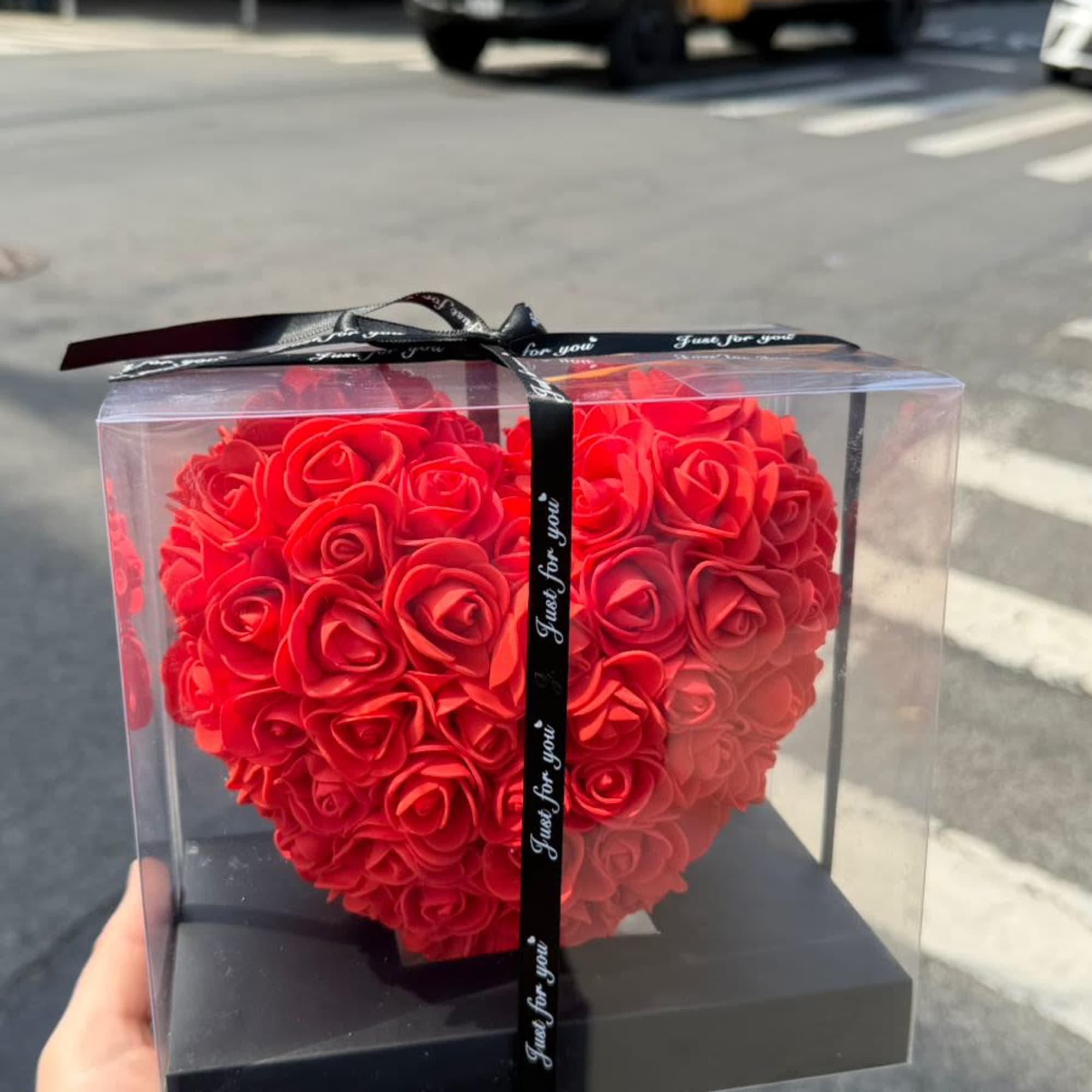 Rose Heart Gift Box

Elegant heart-shaped arrangement made of high-quality artificial roses that, photo 2 of 2