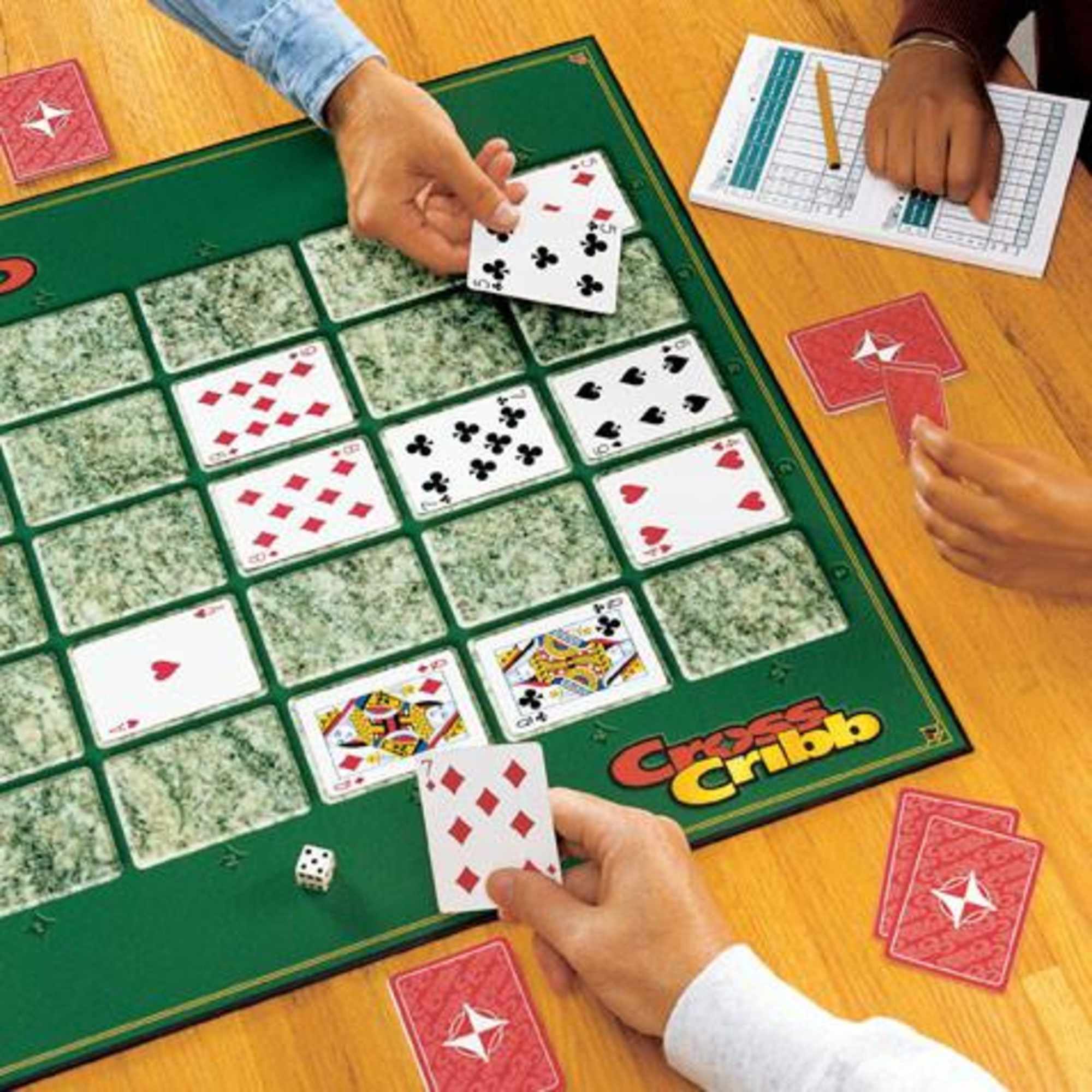 **A BESTSELLER**
CrossCribb&reg; is the exciting strategy game that takes the traditional favorite