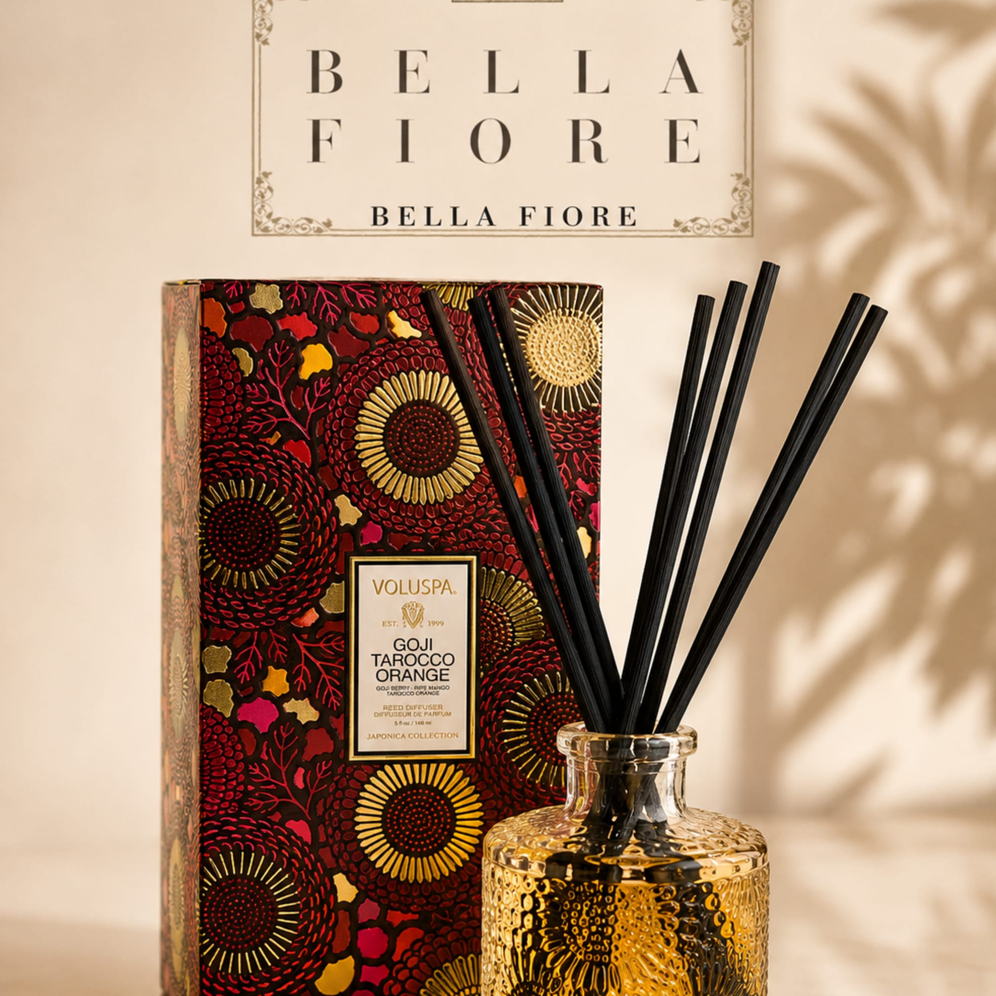 Voluspa Goji Tarocco Orange Reed Diffuser in Fair Oaks, CA | Bella
