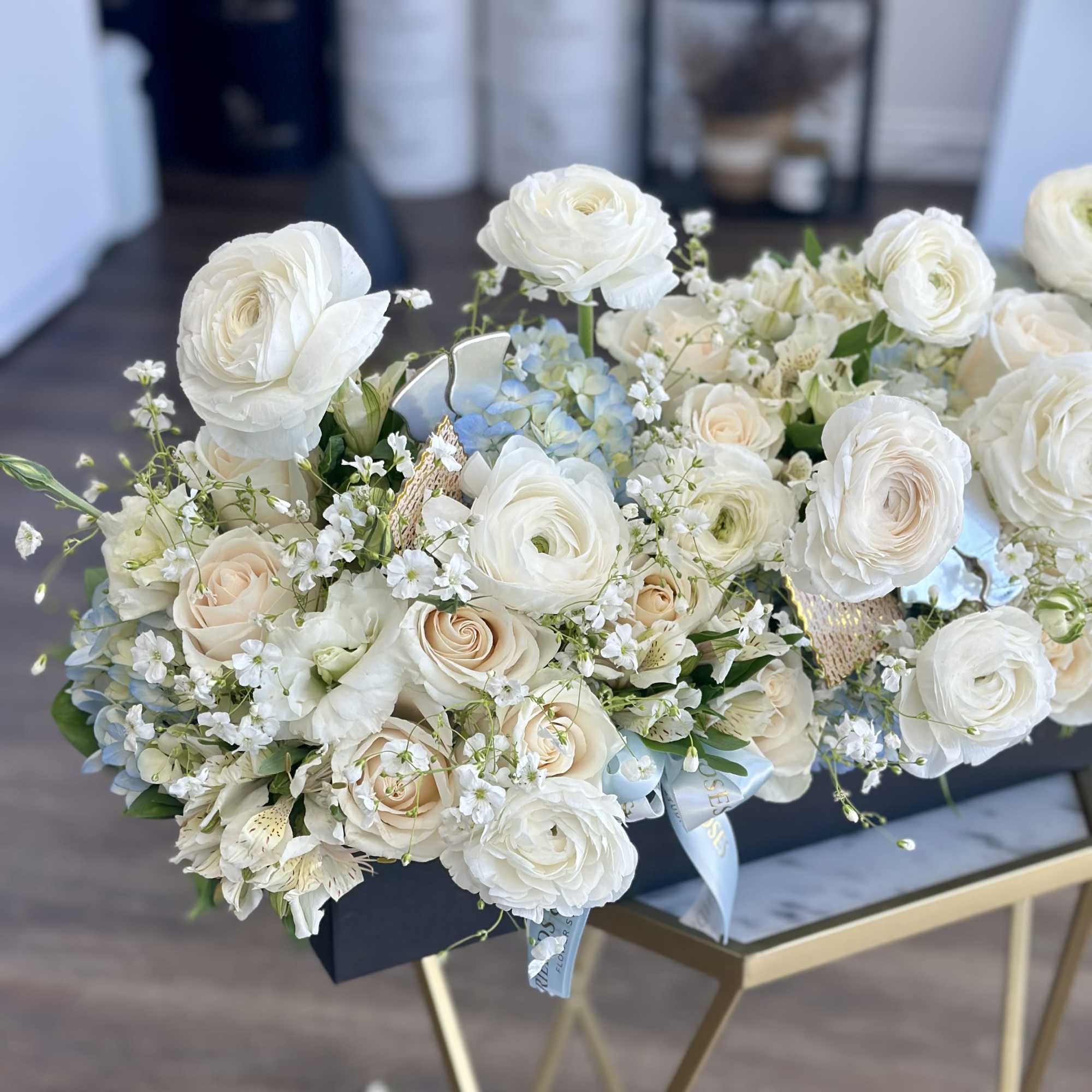 Celebrate Passover with timeless beauty and grace. This refined arrangement features soft, photo 3 of 3