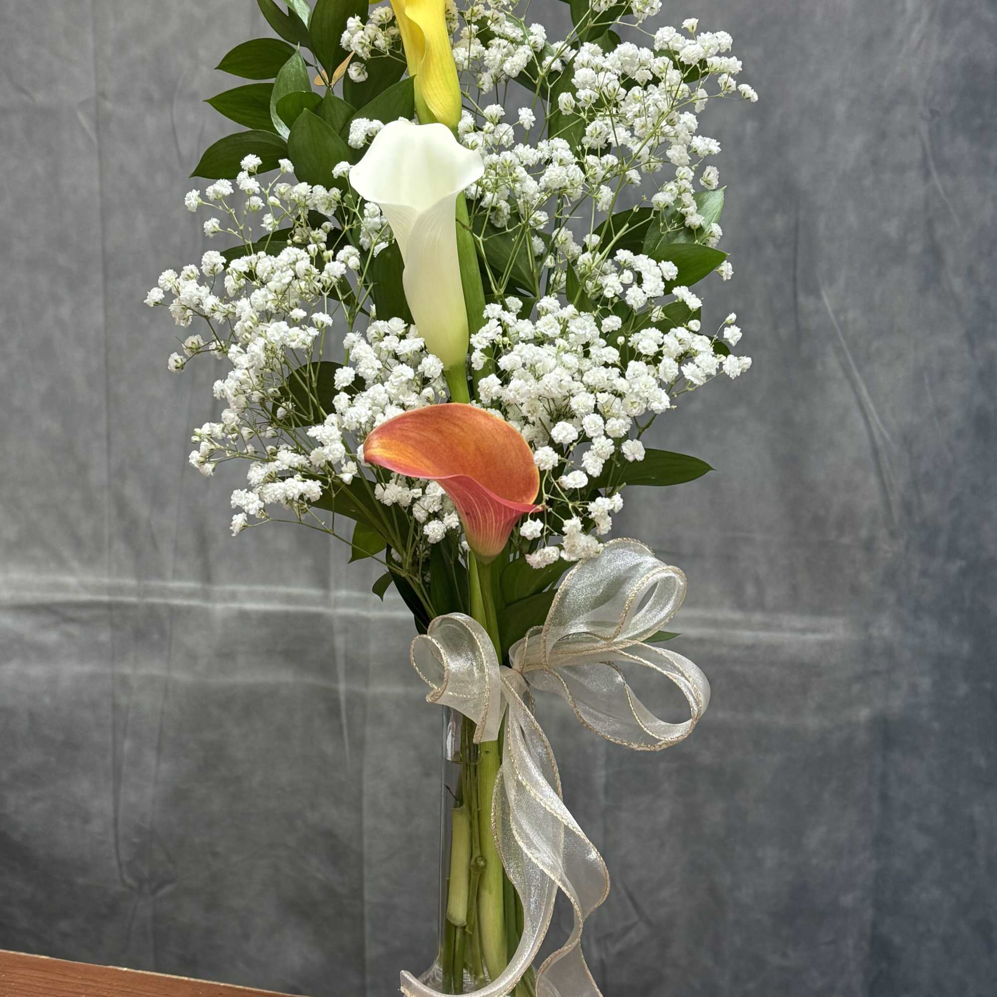 Elegant and timeless, this charming vase arrangement features a beautiful mix of, photo 2 of 2