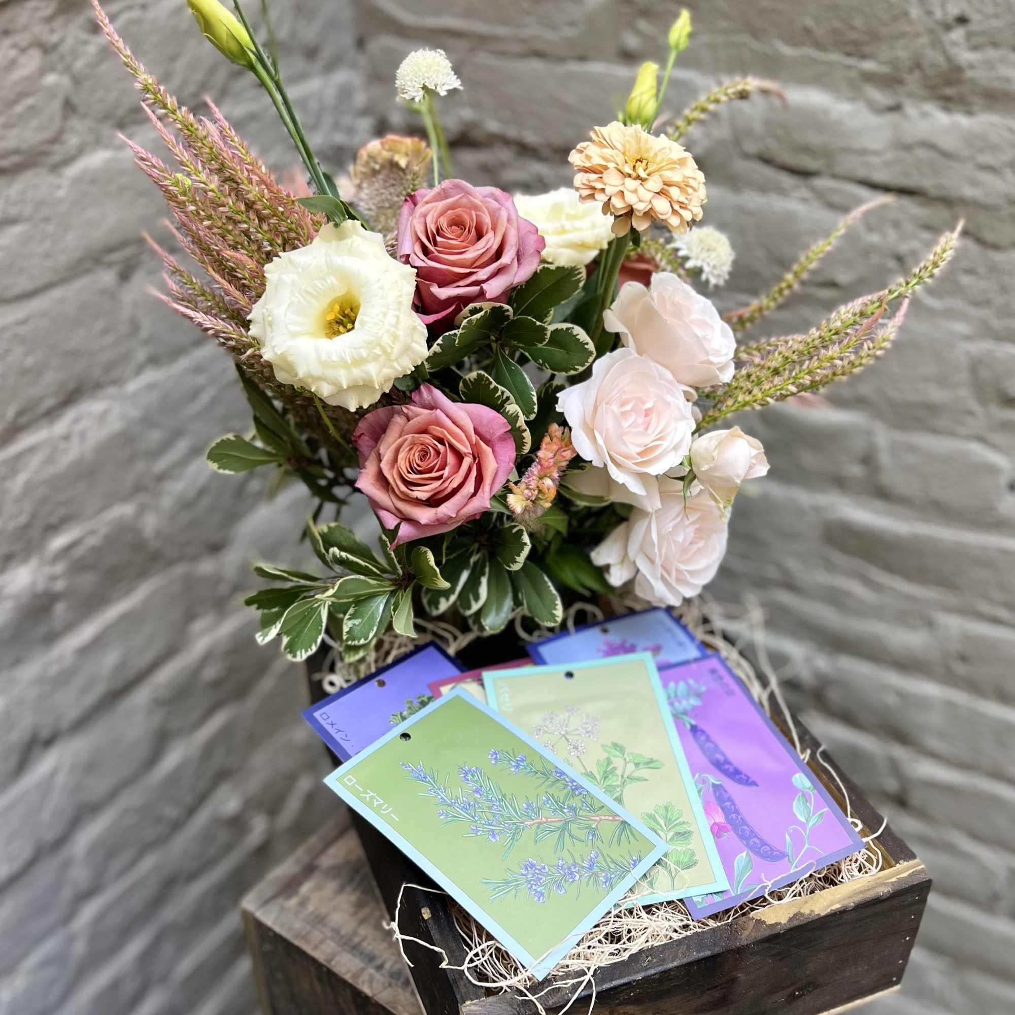 A beautiful bounty of flowers for now... and later!  A handmade